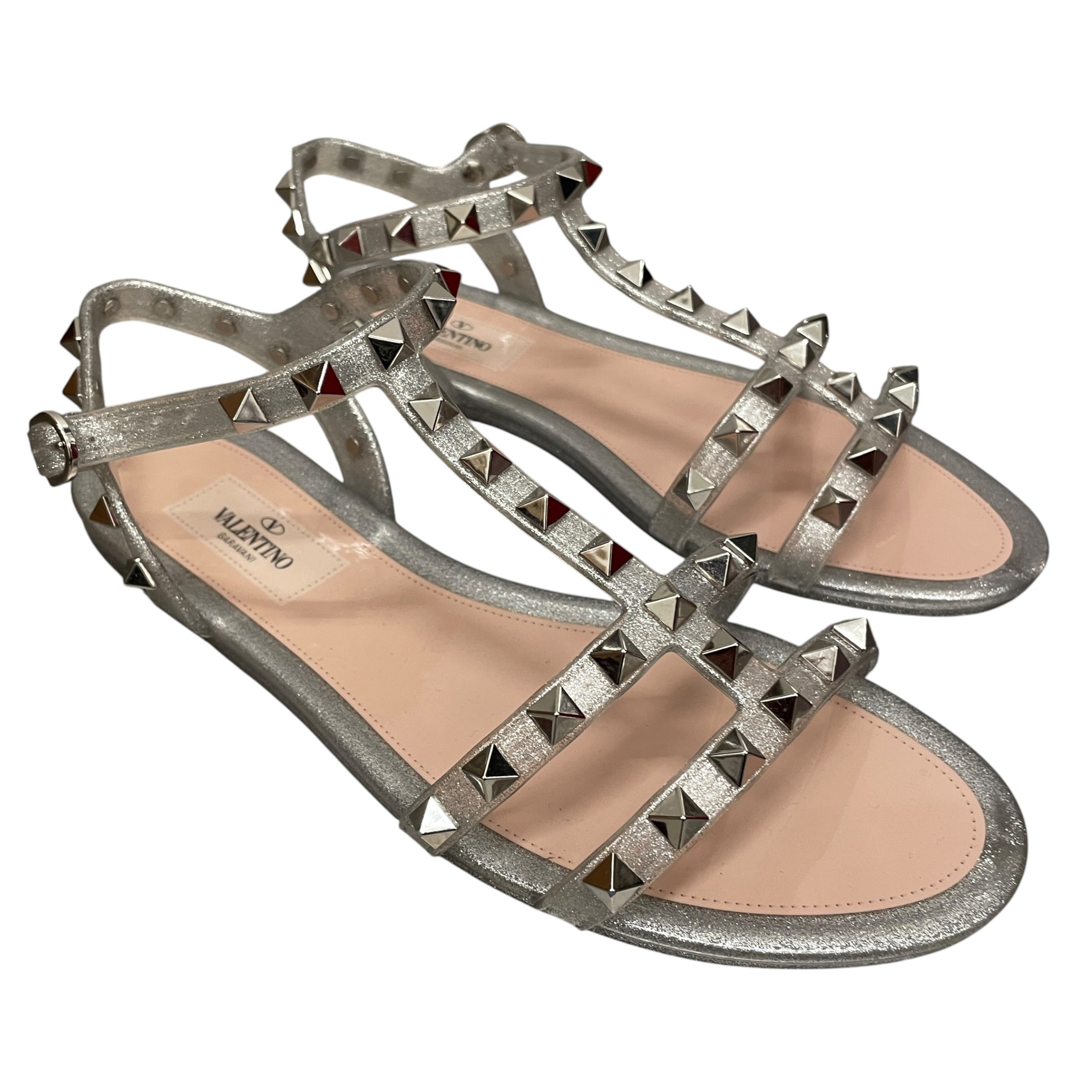 VALENTINO/Sandals/EU 36/SLV/ROCKSTUD JELLY view 1