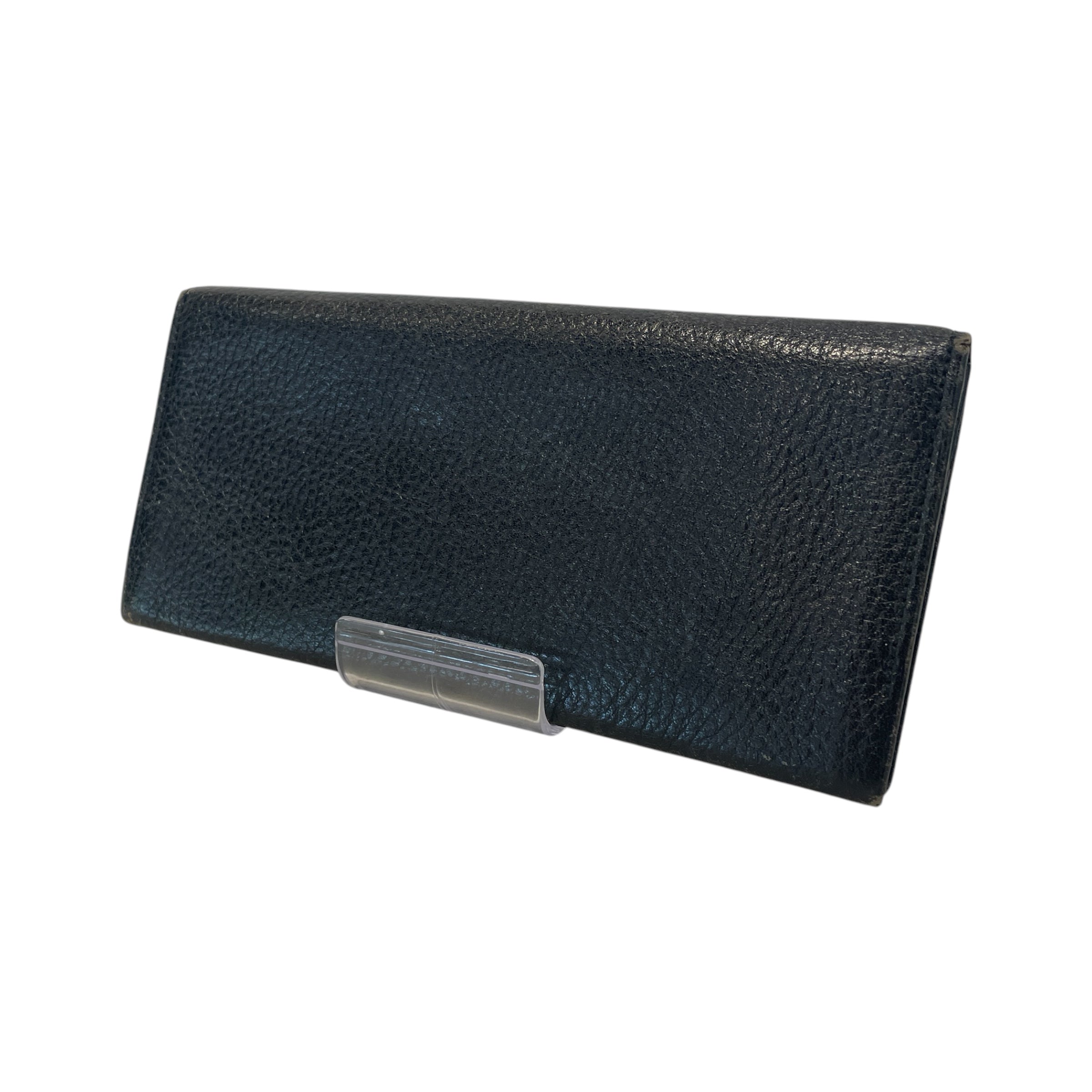 BURBERRYS/Long Wallet/Leather/BLK/ view 2