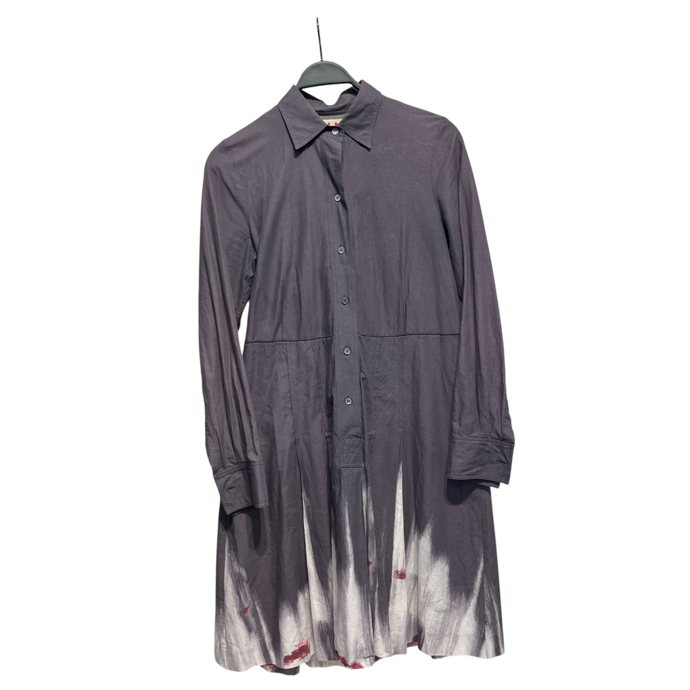 MARNI/LS Dress/42/All Over Print/Cotton/PPL/ view 1