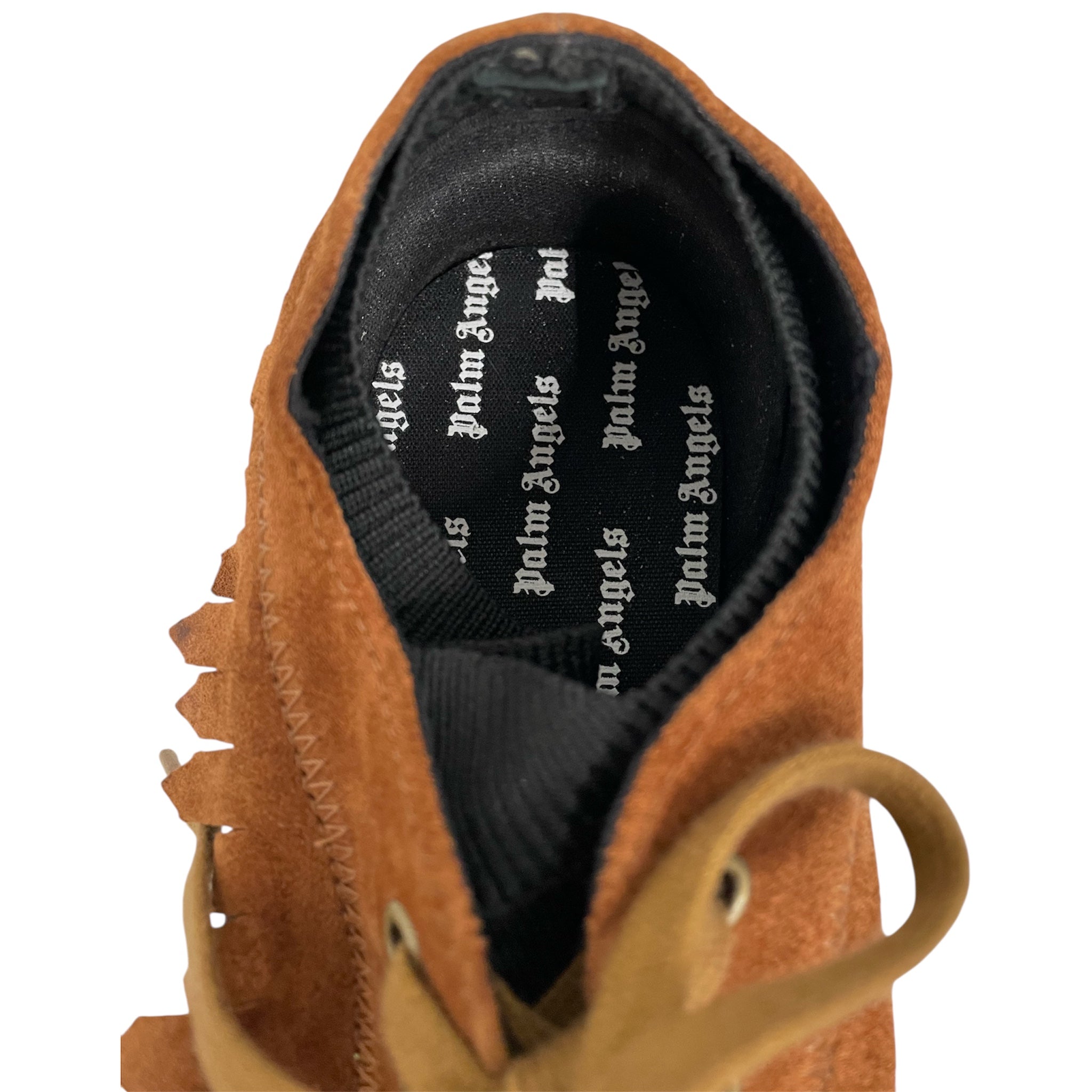 Palm Angels/Low-Sneakers/EU 42/Cotton/BRD/brown fringe cons view 3
