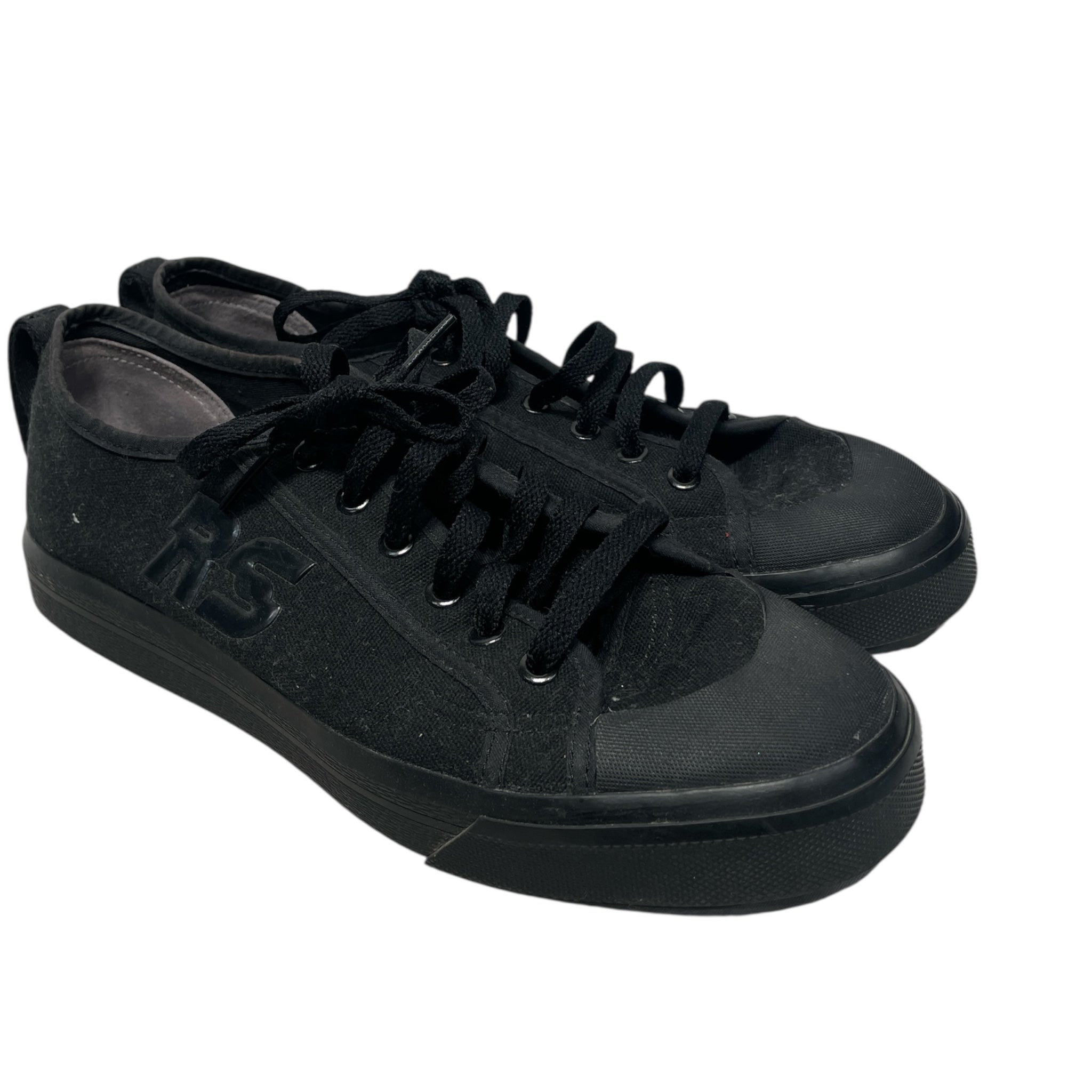 RAF SIMONS/adidas/Low-Sneakers/US 8/Cotton/BLK/ view 1
