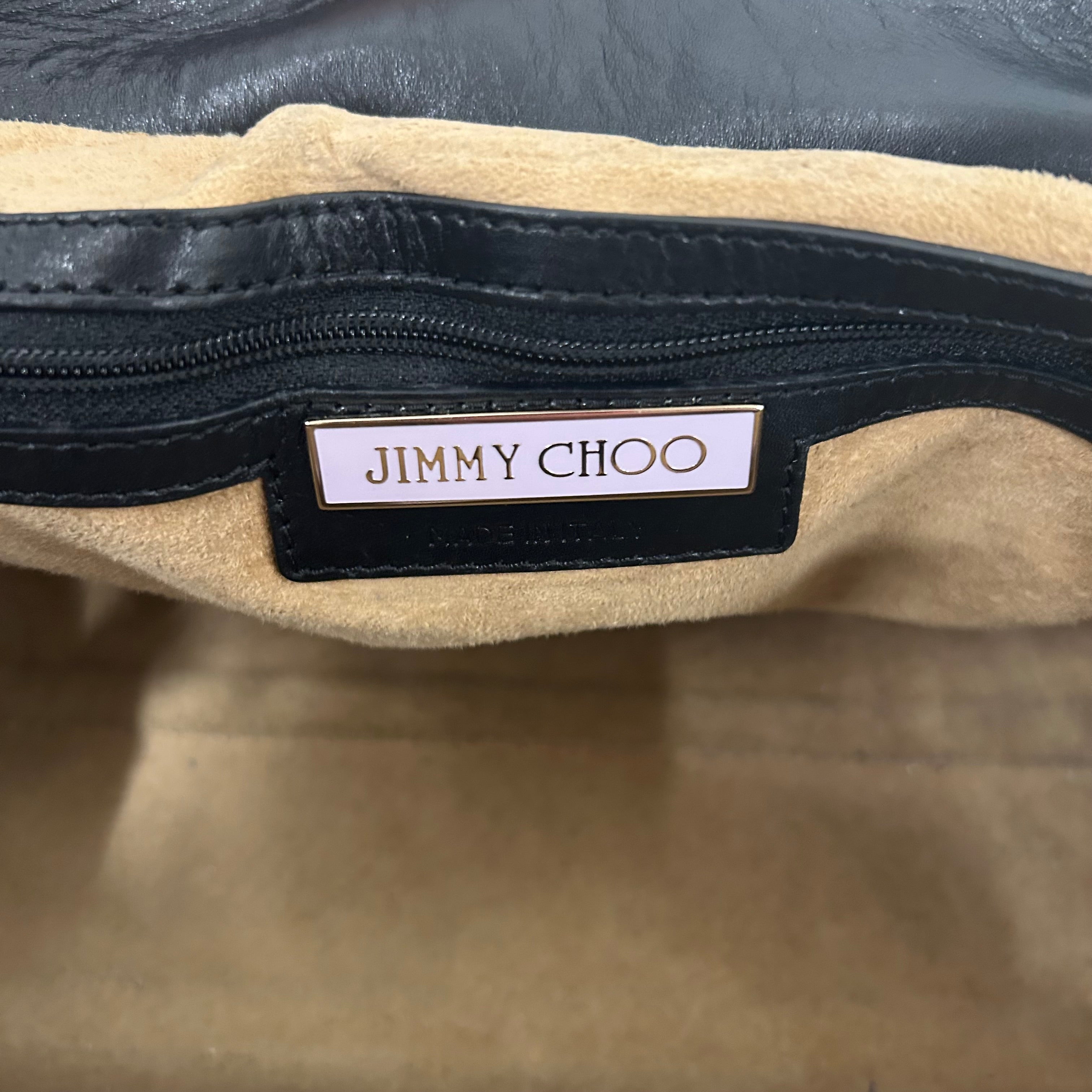 JIMMY CHOO/Bag/Leather/BLK/Hillary Doctor Bag view 5