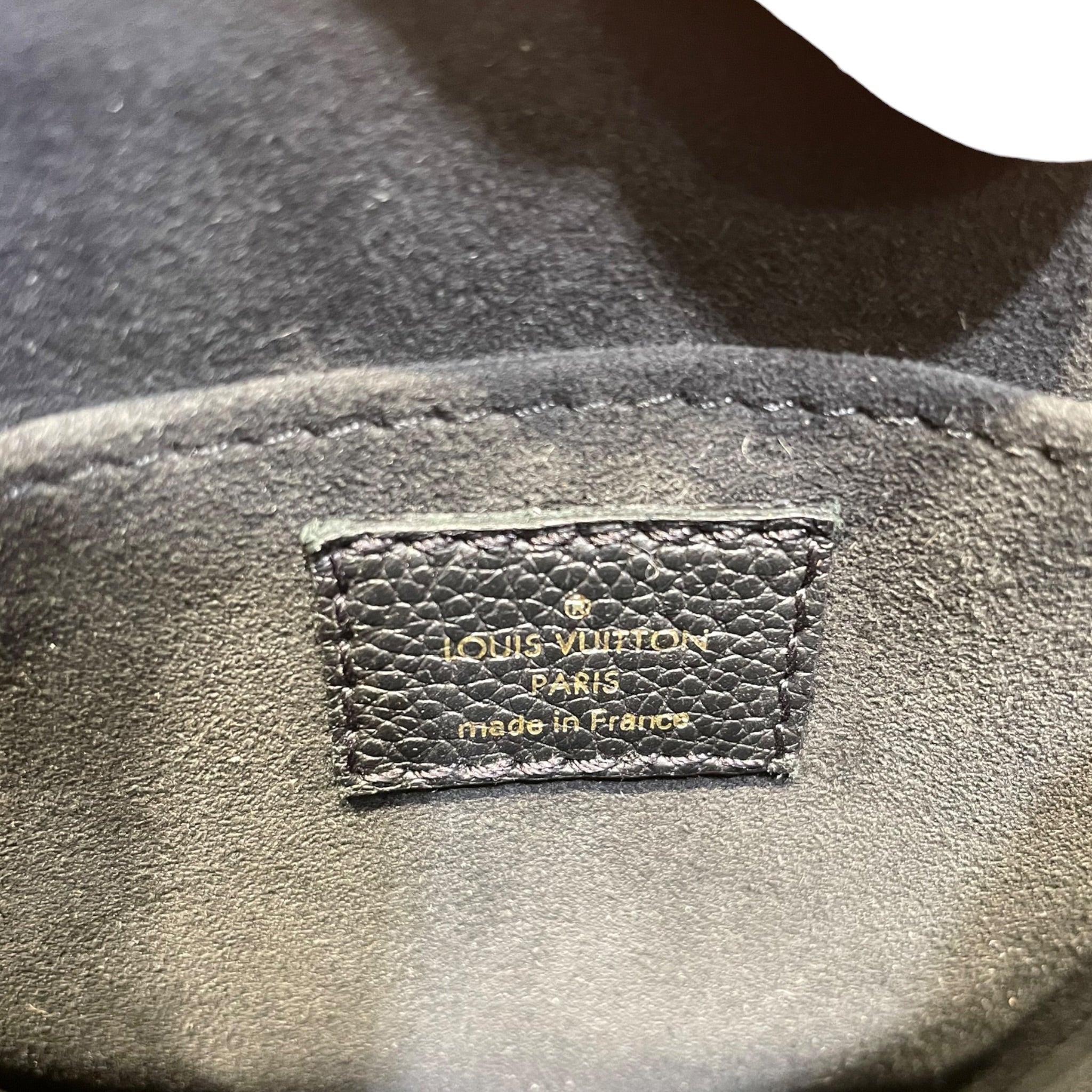 LOUIS VUITTON/Cross Body Bag/Monogram/Leather/BLK/PETIT SAC BLACK view 6