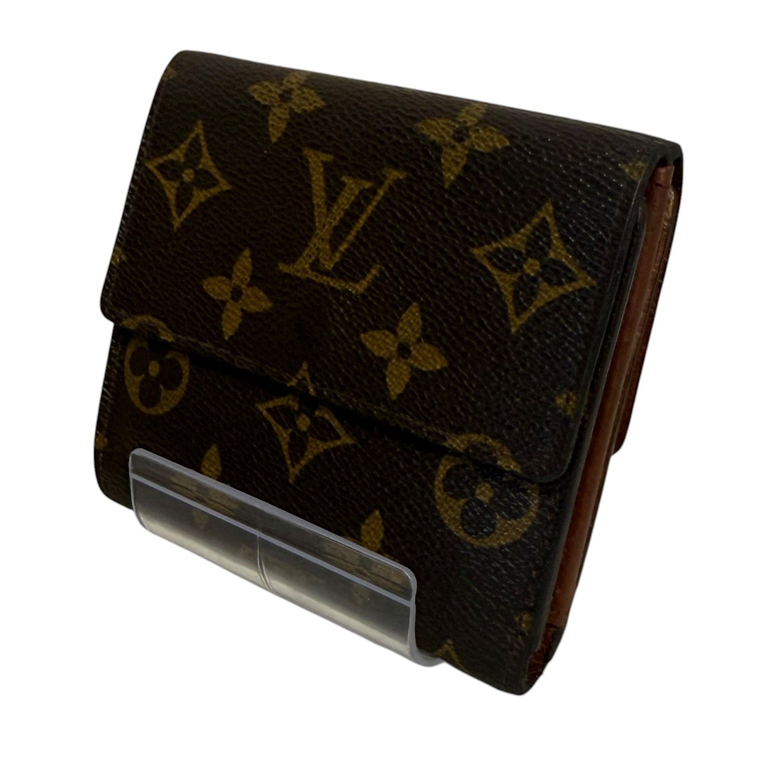 LOUIS VUITTON/Wallet/Monogram/Leather/BRW/L's/TriFold Mongram wallet view 2