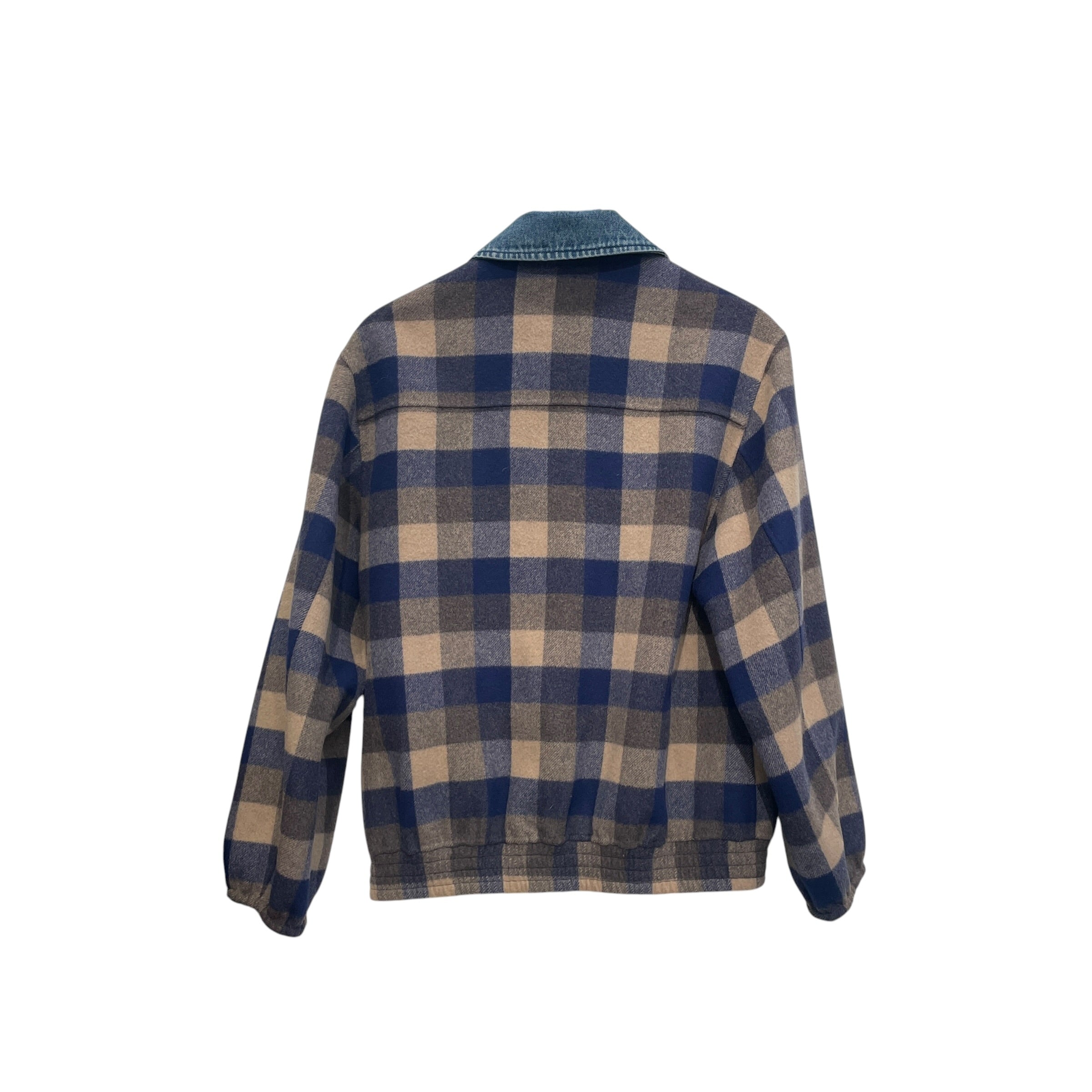 sandro/Jacket/34/Hombre Check/Wool/MLT/DENIM COLLAR view 2