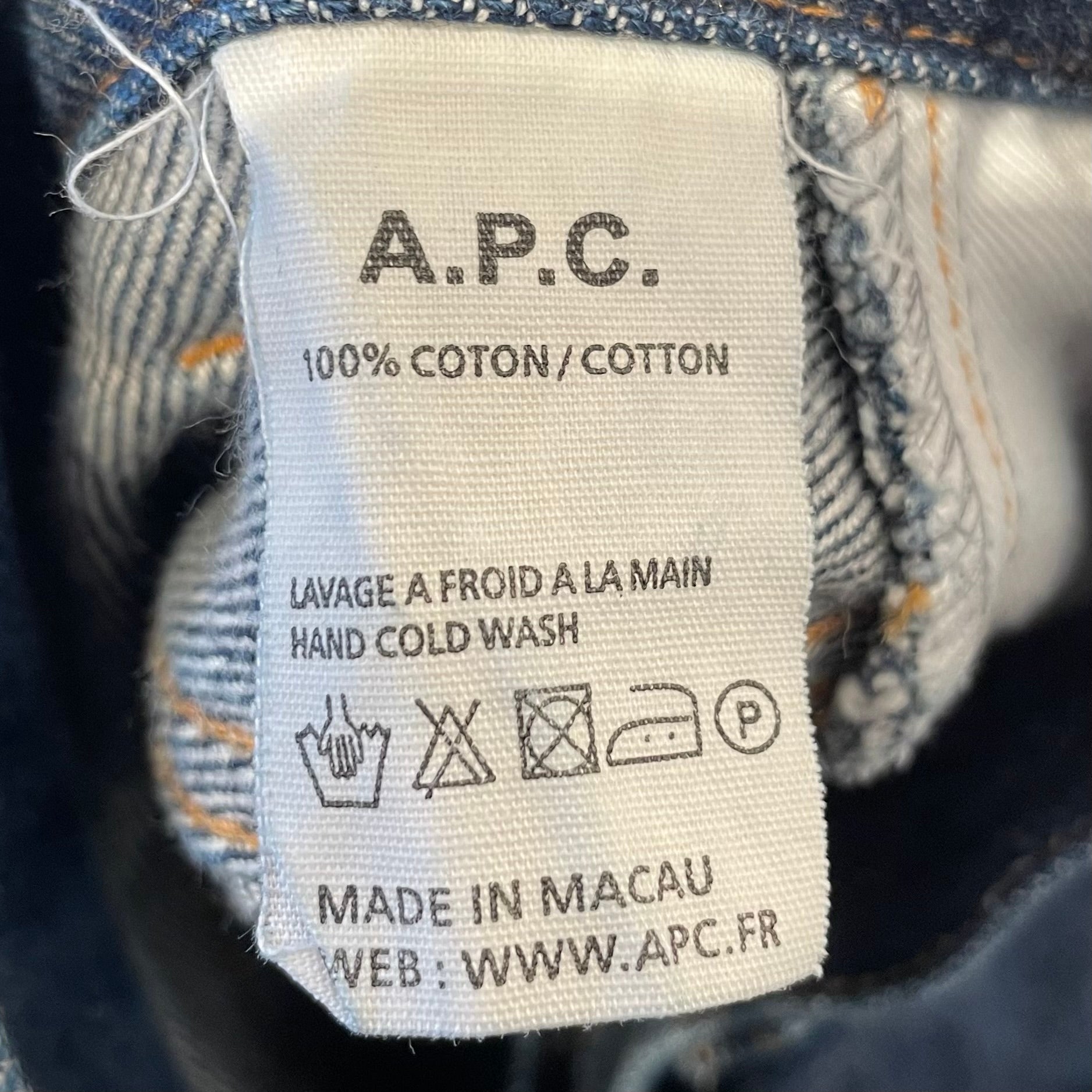 A.P.C./Pants/30/Denim/IDG/ view 4