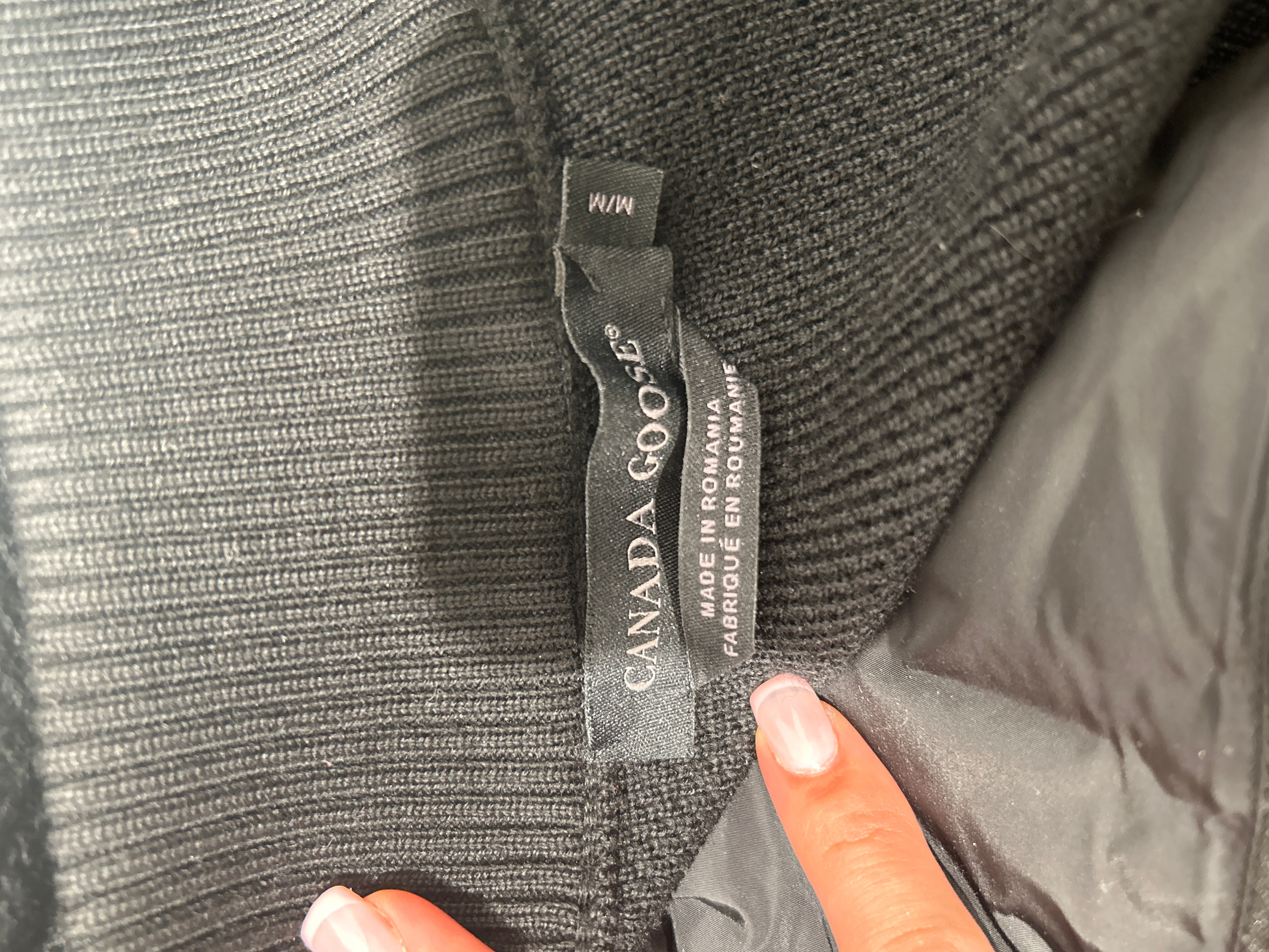 CANADA GOOSE/Jacket/M/BLK/KNIT ARCTIC SEASON HYBRIDGE view 3