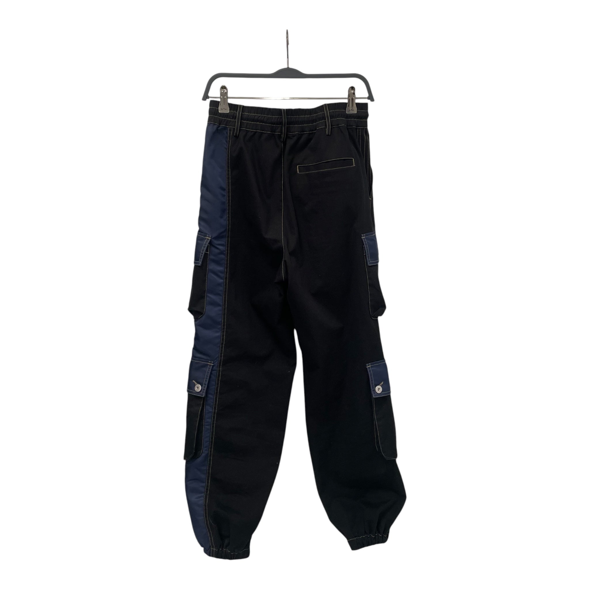 Feng Chen Wang/Cargo Pants/XS/Cotton/BLK/Border/FENG CHEN WANG CARGO PANTS view 2
