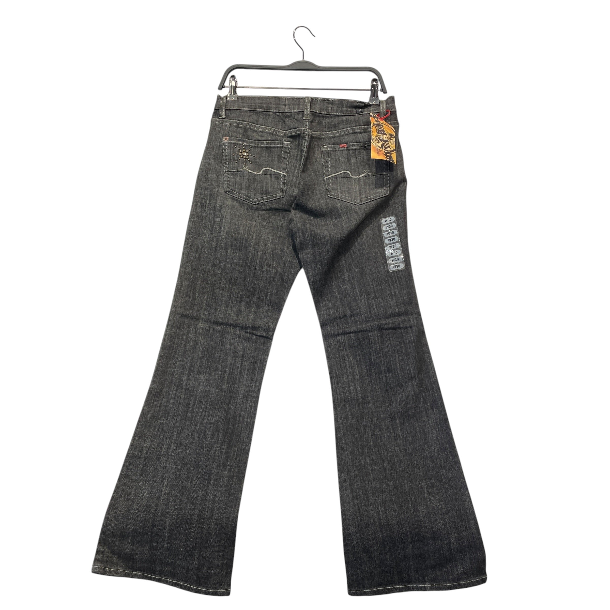 GREAT CHINA WALL/7 for all man kind/Bootcut Pants/30/Denim/GRY/Y2K STUDDED FLARE view 2