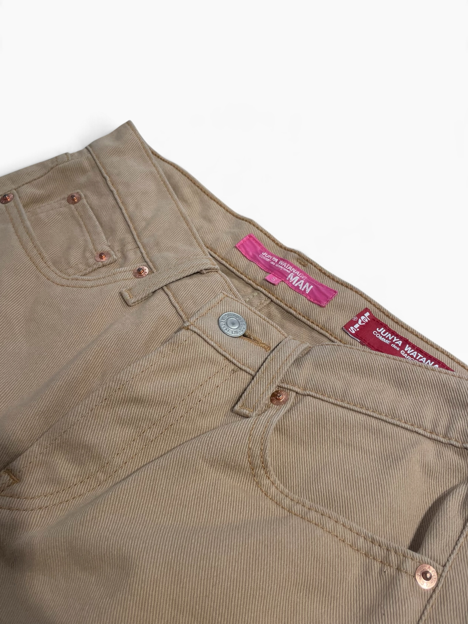 eYe COMME des GARCONS JUNYA WATANABE MAN/Levi's/Skinny Pants/S/Denim/KHK/ view 3