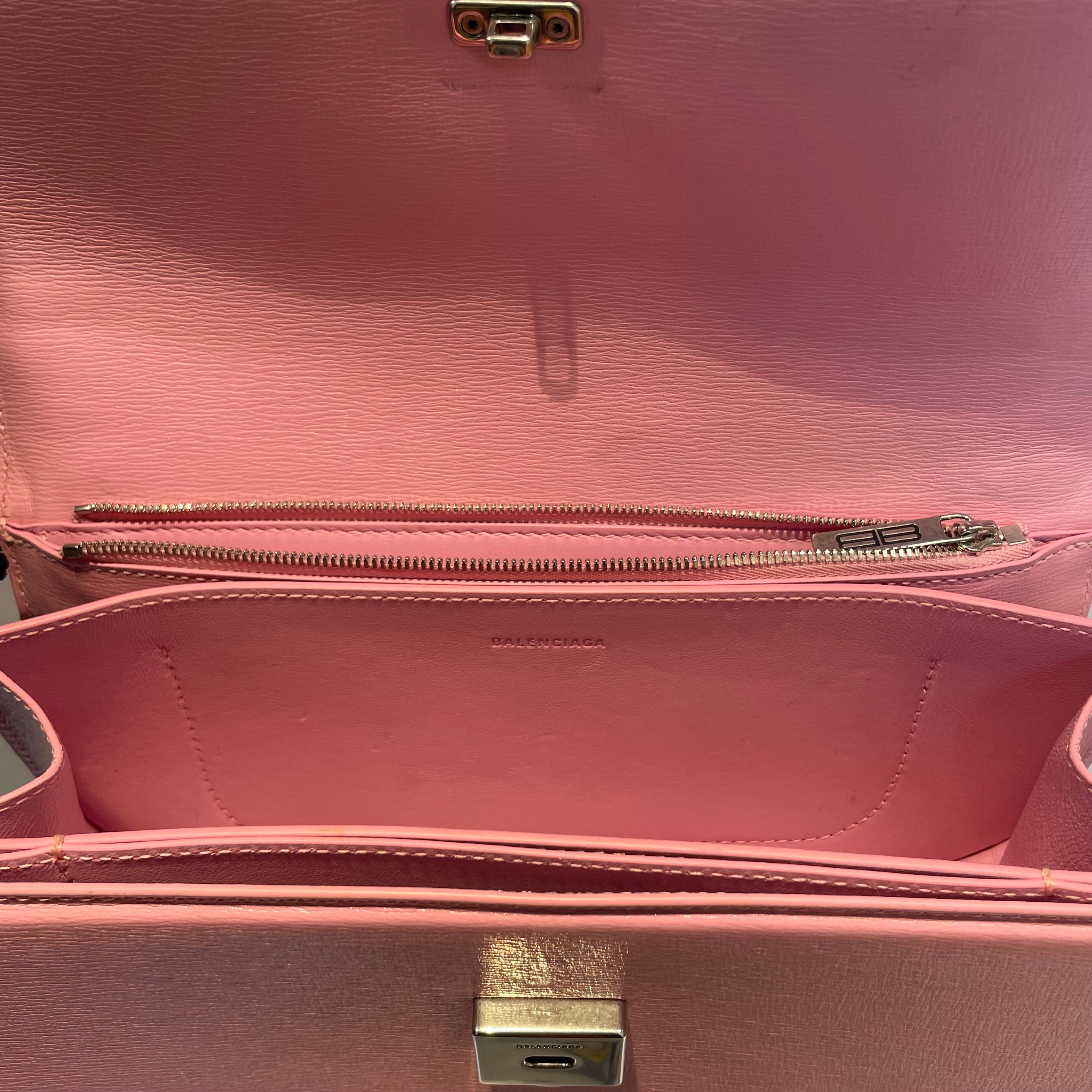 BALENCIAGA/Hand Bag/Leather/PNK/GOSSIP BB PINK BAG view 5