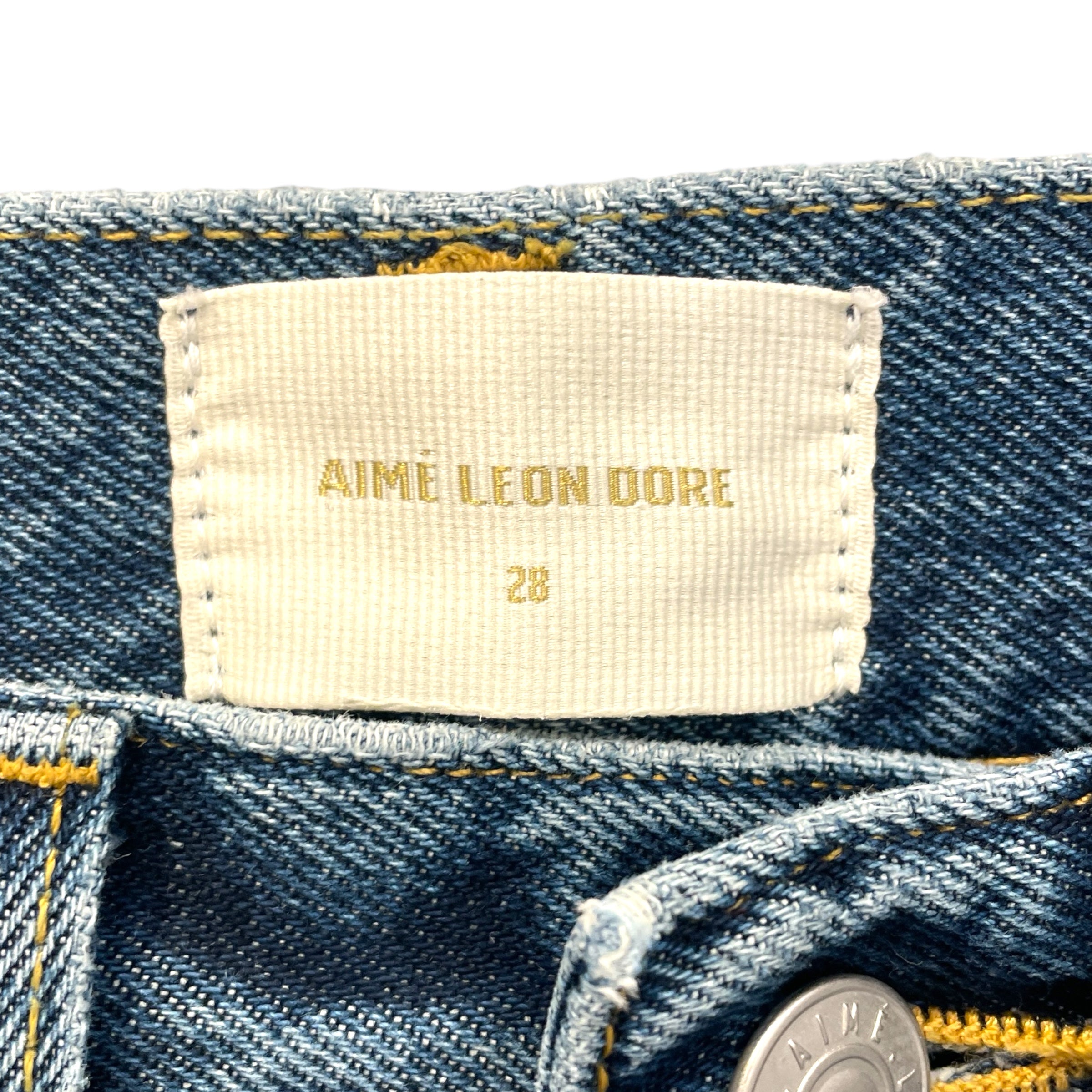AIME LEON DORE/Straight Pants/M/Cotton/BLU/ view 3