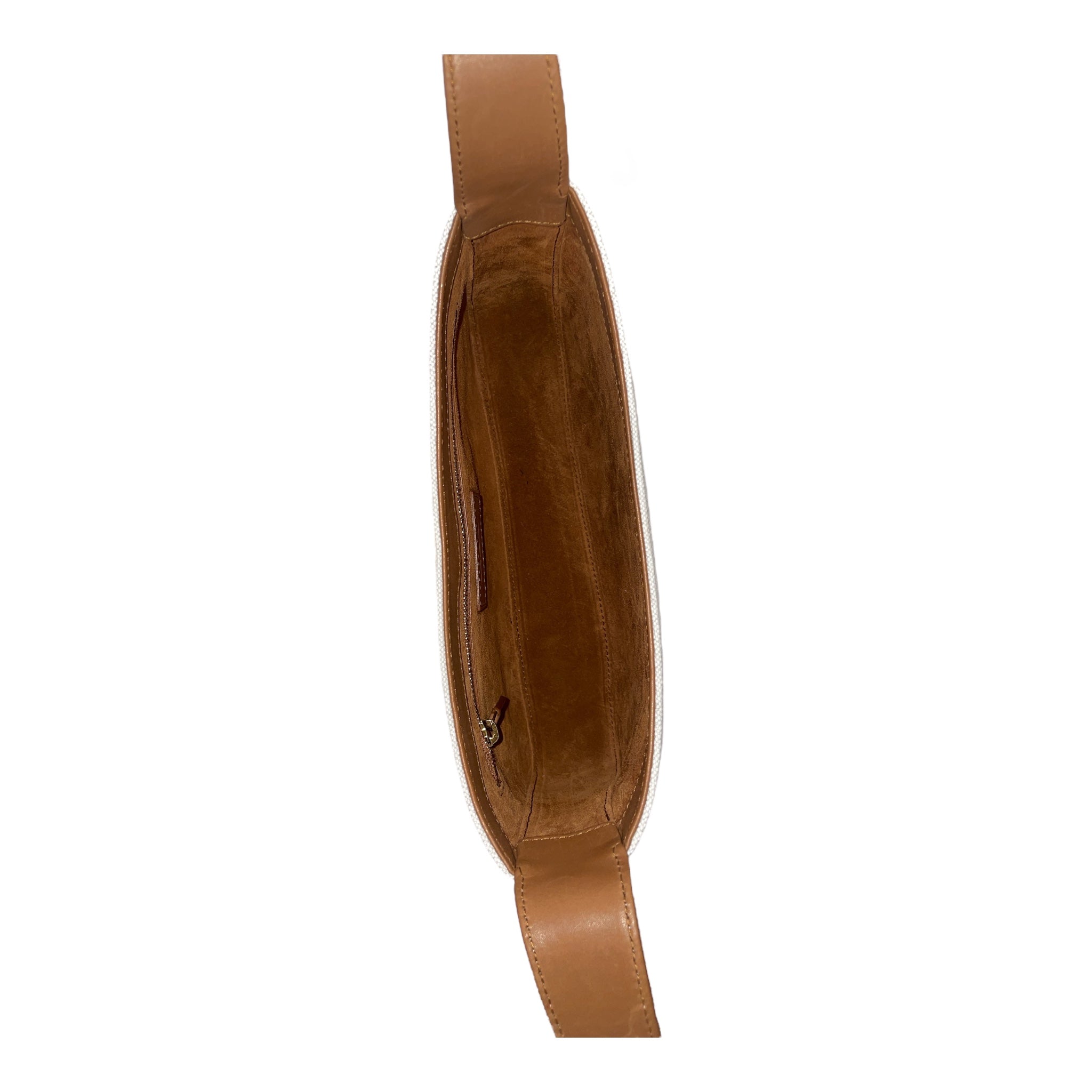 SAINT LAURENT/Hand Bag/Cotton/CRM/Smooth Calfskin Canvas view 4