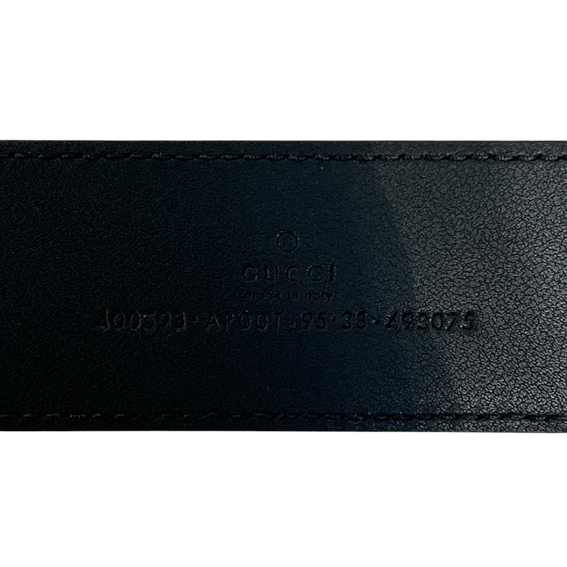GUCCI/Belt/Leather/BLK/M's/MARMOT BELT view 3