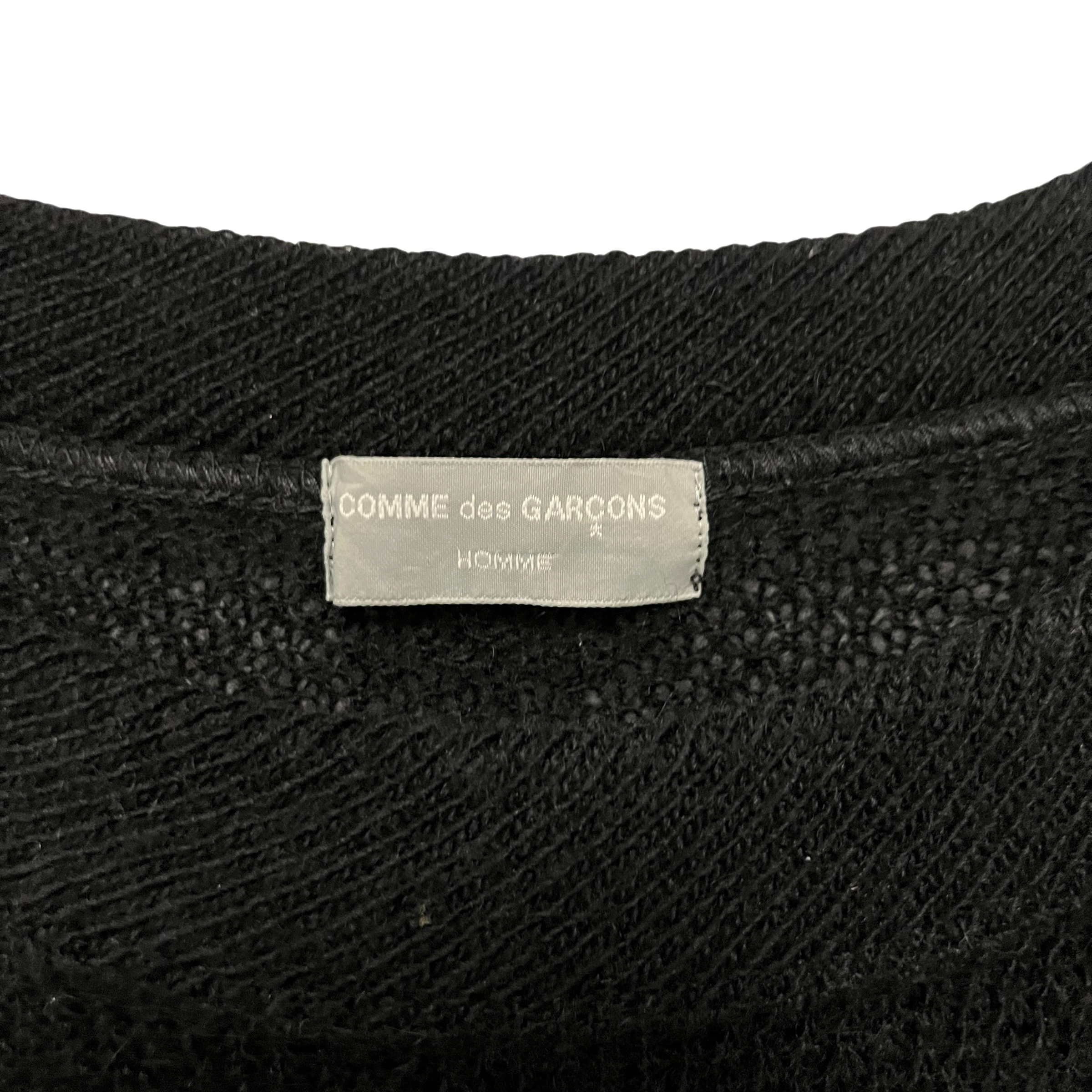 COMME des GARCONS HOMME/Sweater/L/Wool/BLK/ht-070120 view 3
