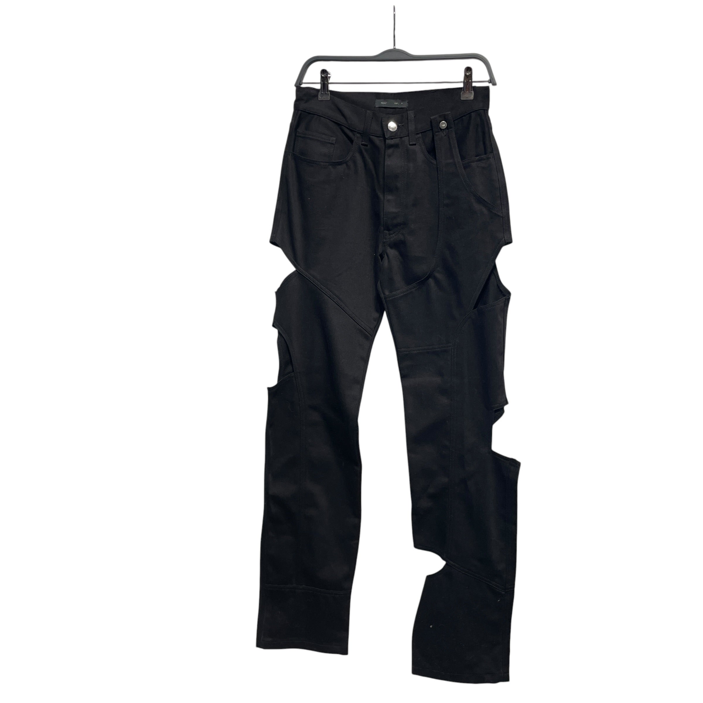 HELIOT EMIL/Bottoms/36/Denim/BLK/CUT OUT SIDES view 1