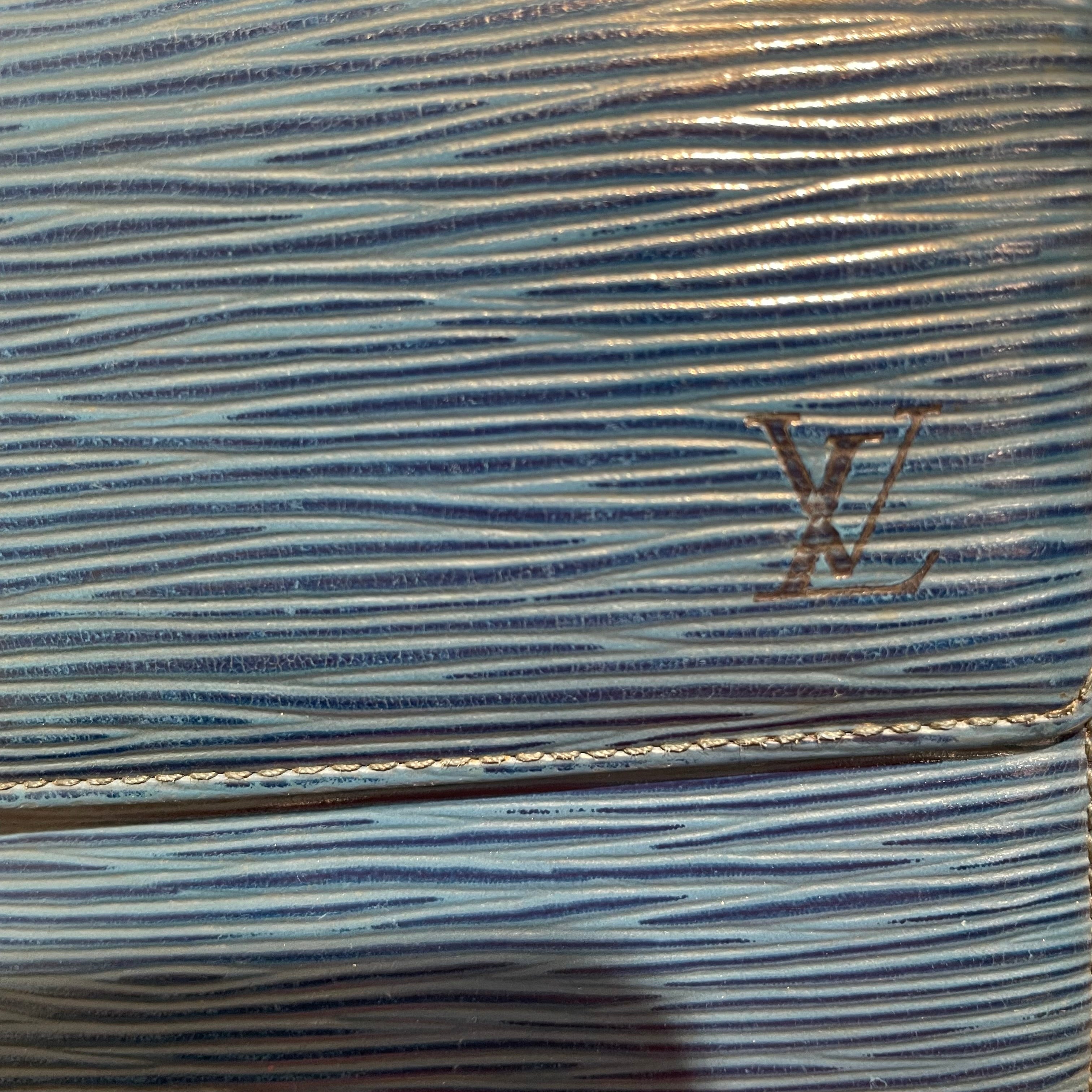 LOUIS VUITTON/Long Wallet/BLU/Leather/Epi/M6359G view 5