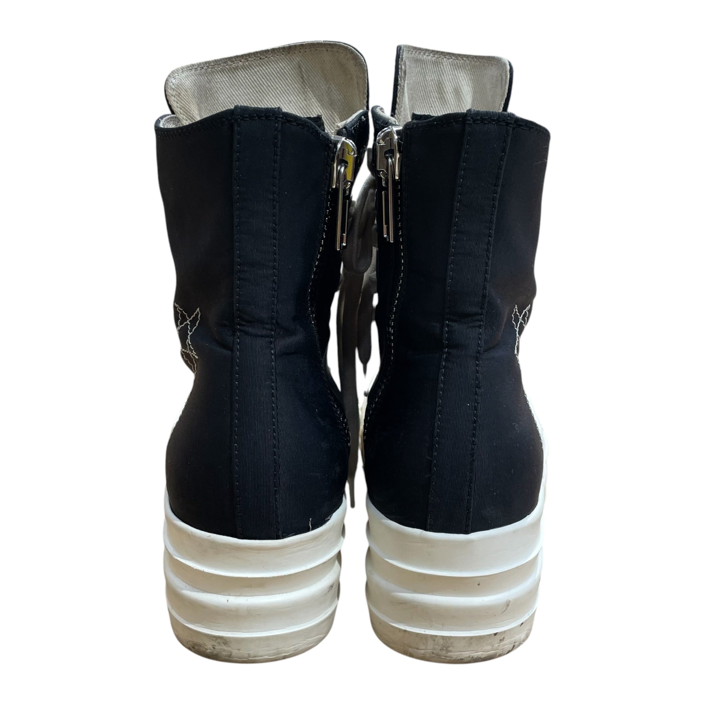 RICK OWENS DRKSHDW/Hi-Sneakers/EU 37/BLK/ramone hightop stacked sneaker view 5