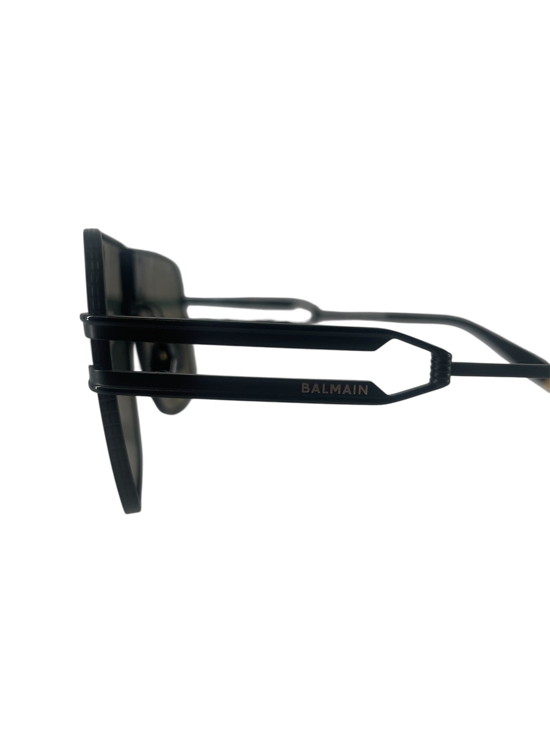 BALMAIN/Sunglasses/Titanium/BLK/bps 103c-60 / blk / BY AKONI view 3