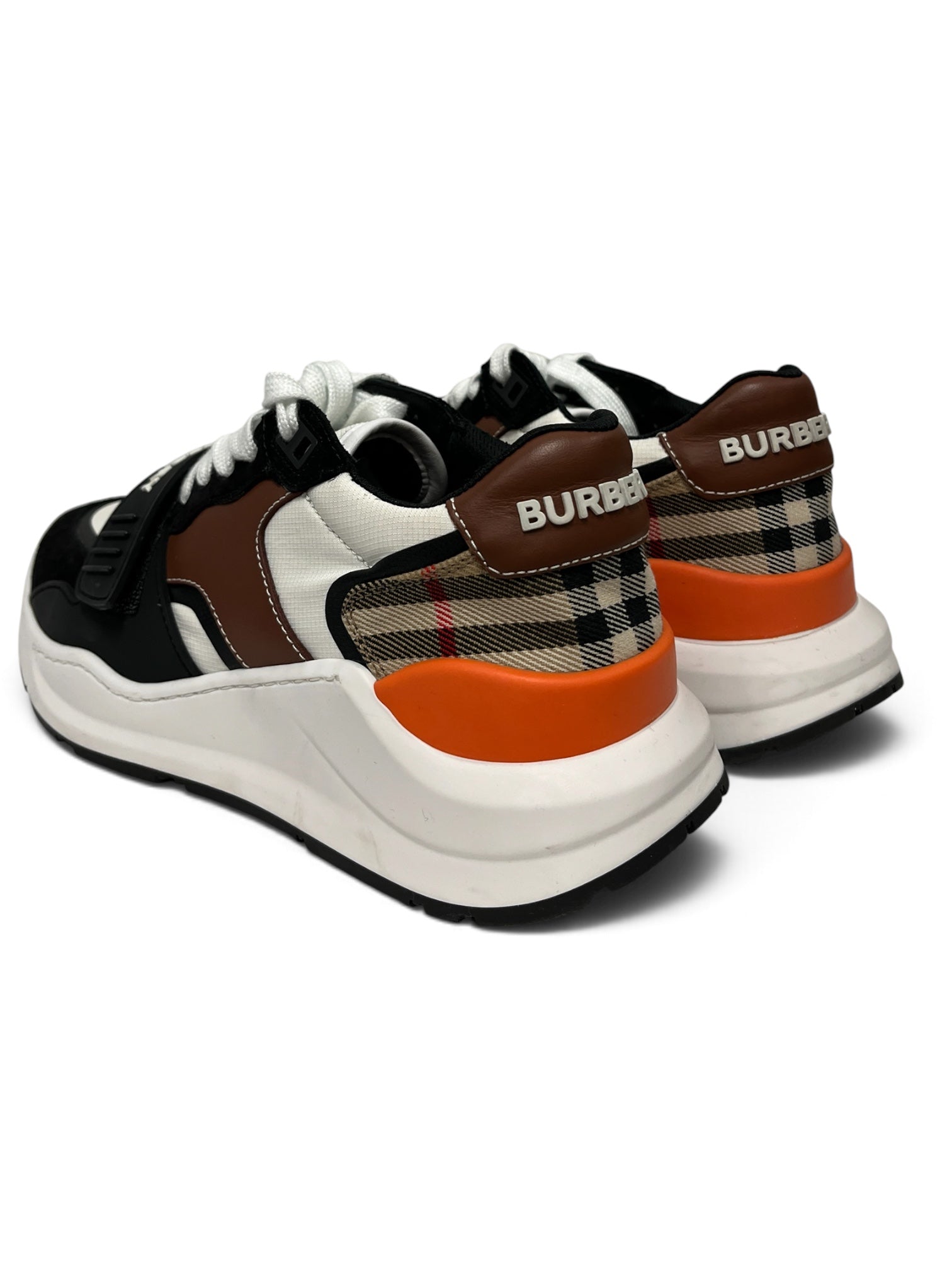BURBERRY LONDON/Low-Sneakers/EU 38.5/Leather/MLT/Chunky Heel/RAMSEY COLORBLOCK view 2