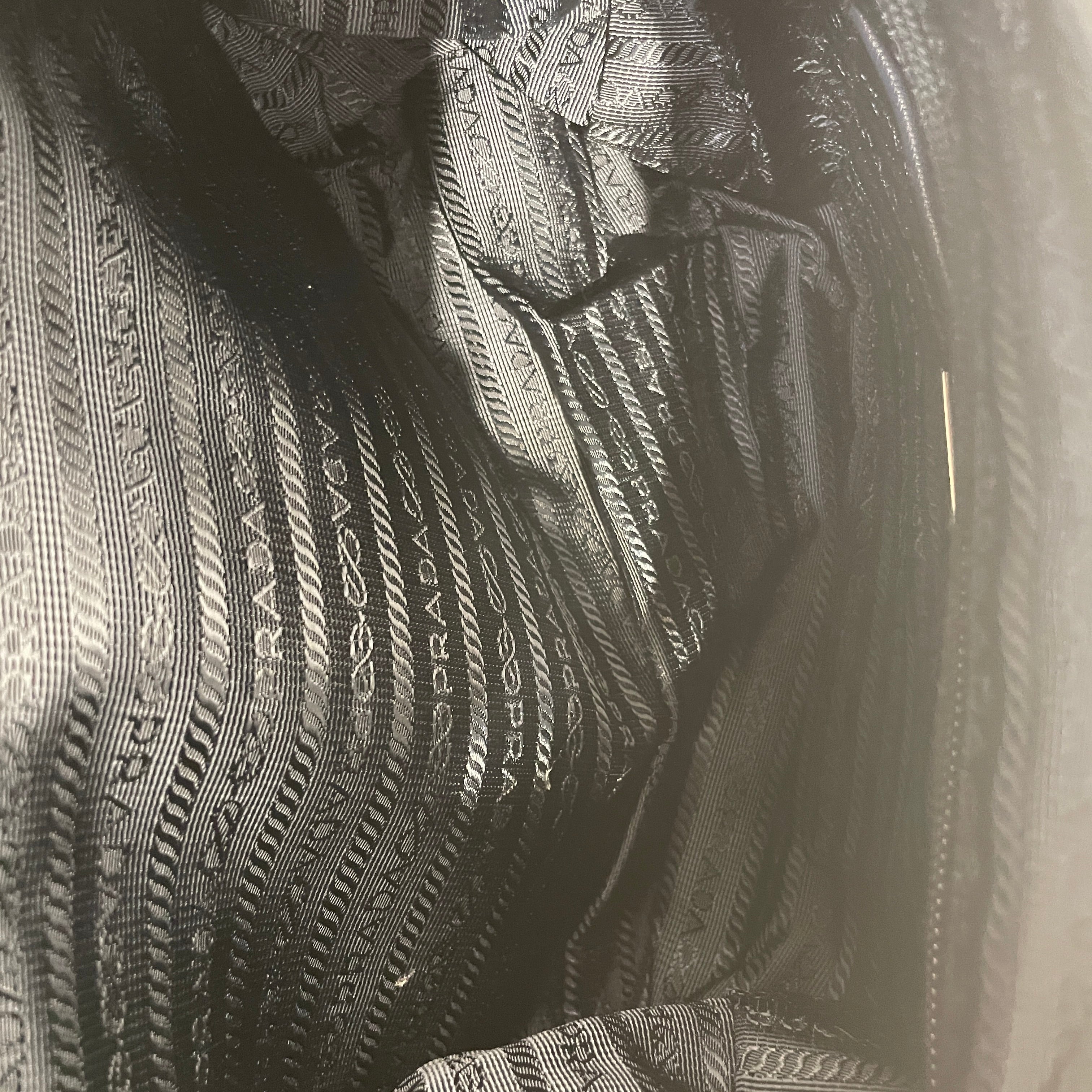 PRADA/Hand Bag/Monogram/Polyester/BLU/tessuto view 4