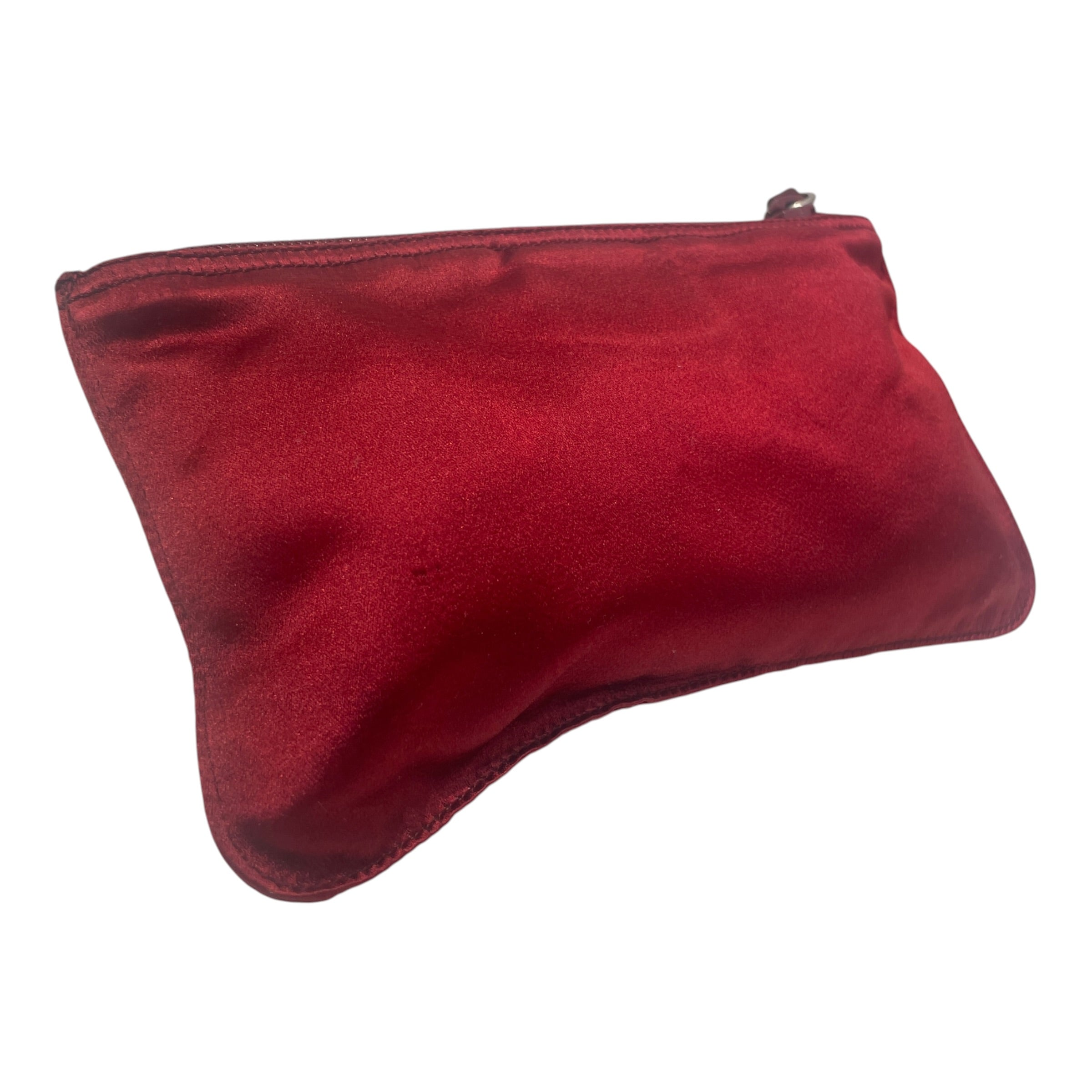 PRADA/Pouch/Nylon/RED/Logo Pouch view 3