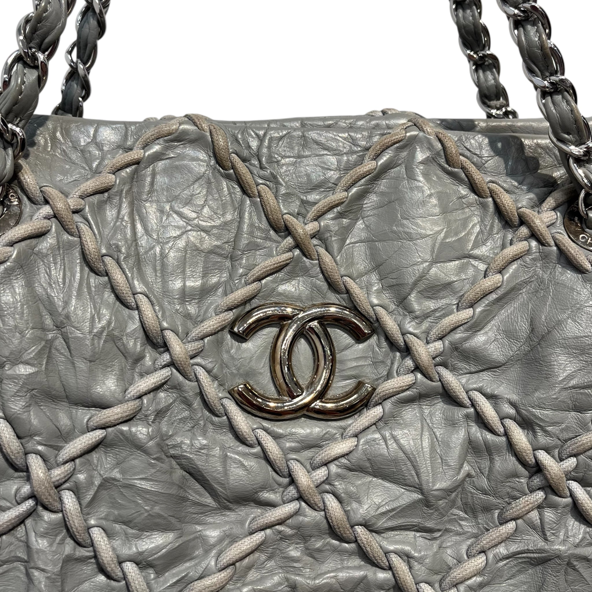 CHANEL/Hand Bag/Leather/GRY/ultra stittch 14716870 view 2