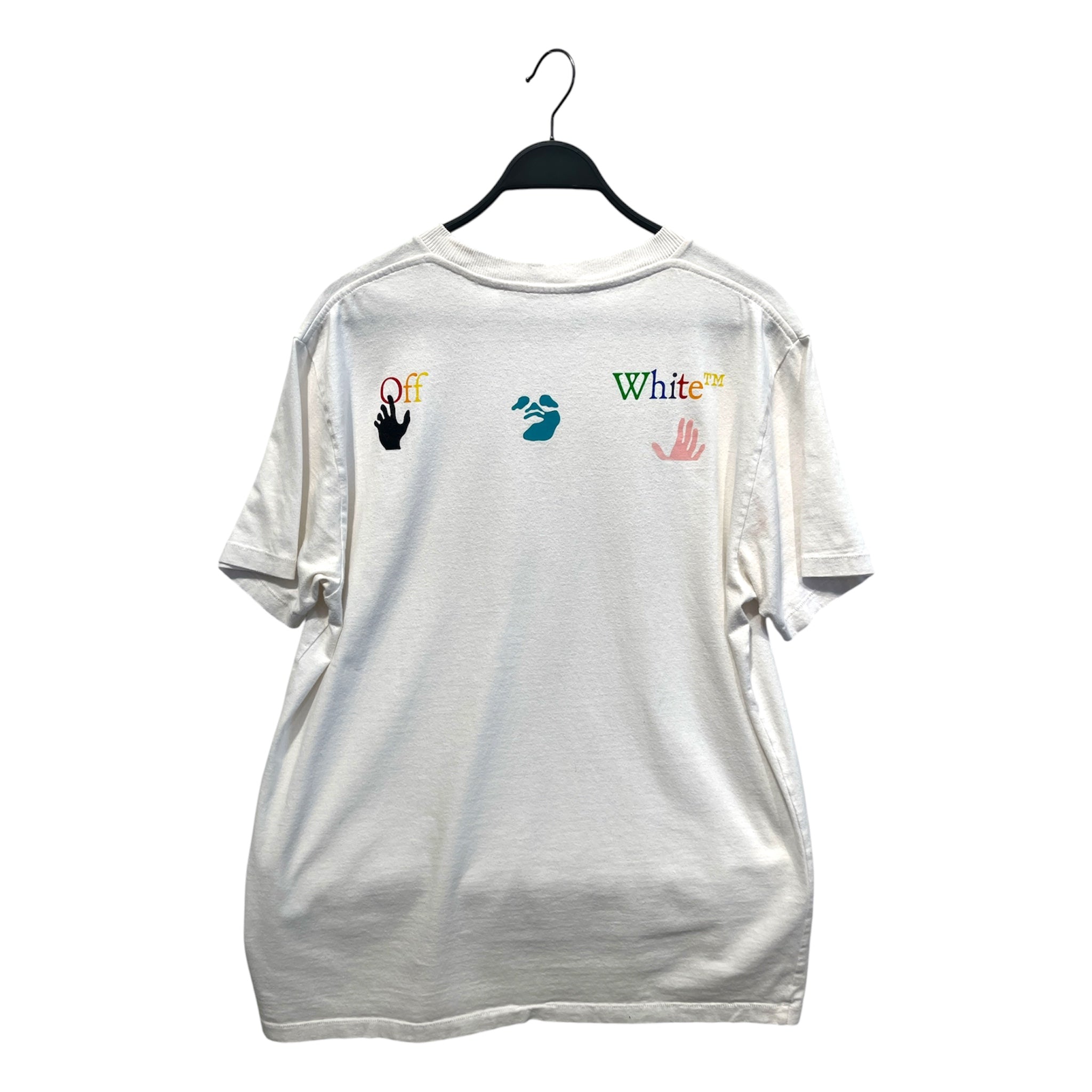 OFF-WHITE/T-Shirt/L/Cotton/WHT/I SUPPORT ALL FORMS OF LOVE view 2