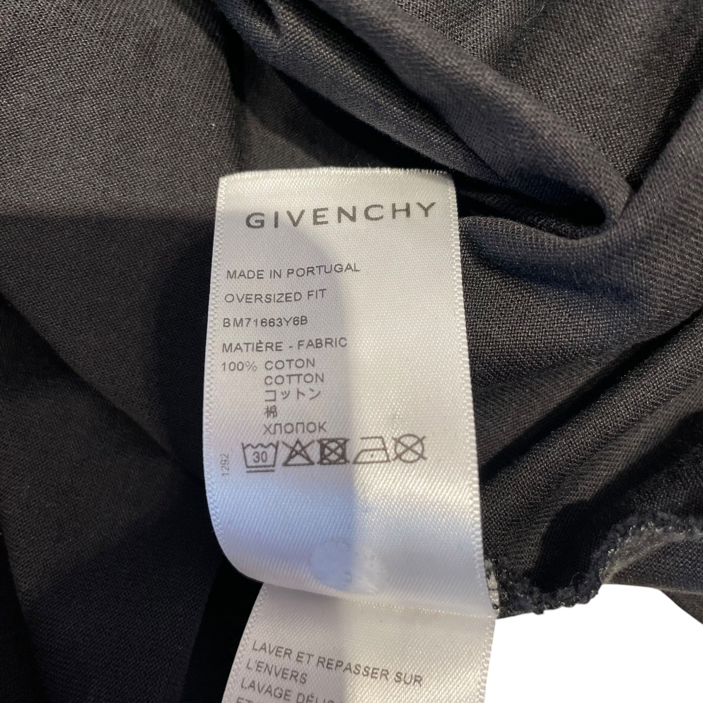 GIVENCHY/T-Shirt/S/Cotton/BLK/All Over Print/Givenchy Thorn Shirt view 4