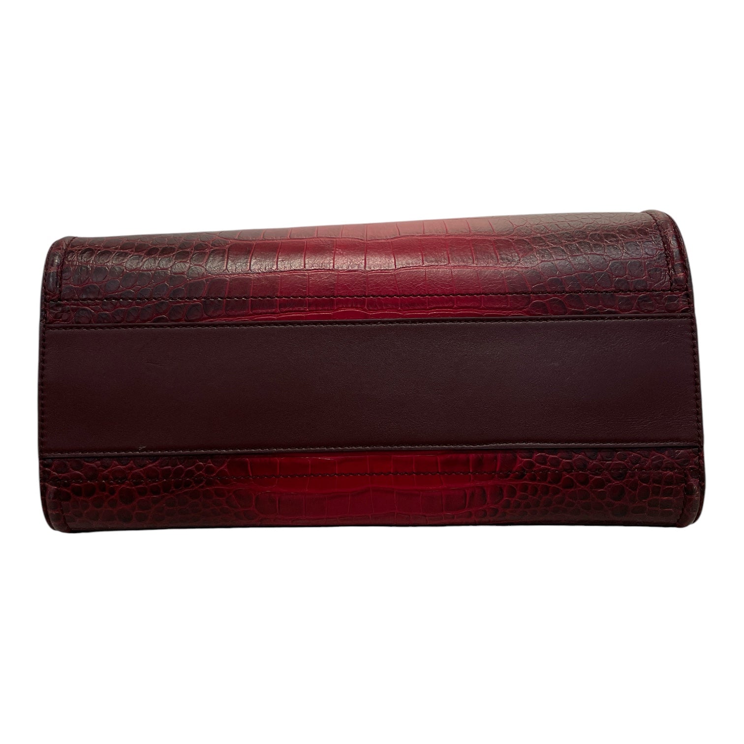 Alexander McQueen/Hand Bag/Animal Pattern/Leather/RED/CROC EMBOSSED TOTE BAG view 3