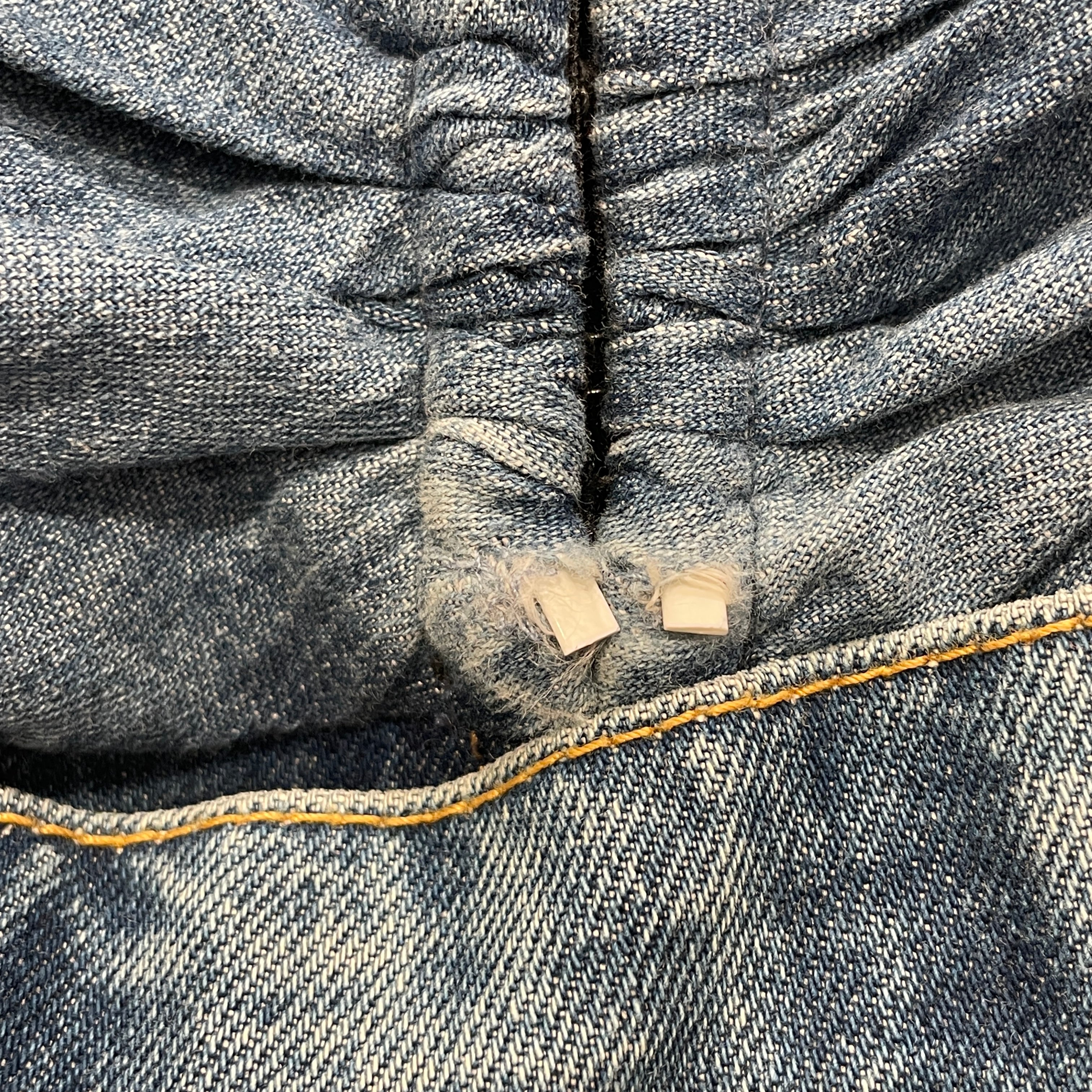 SAINT LAURENT/SL Dress/M/Denim/IDG/DENIM CORSET DRESS view 4