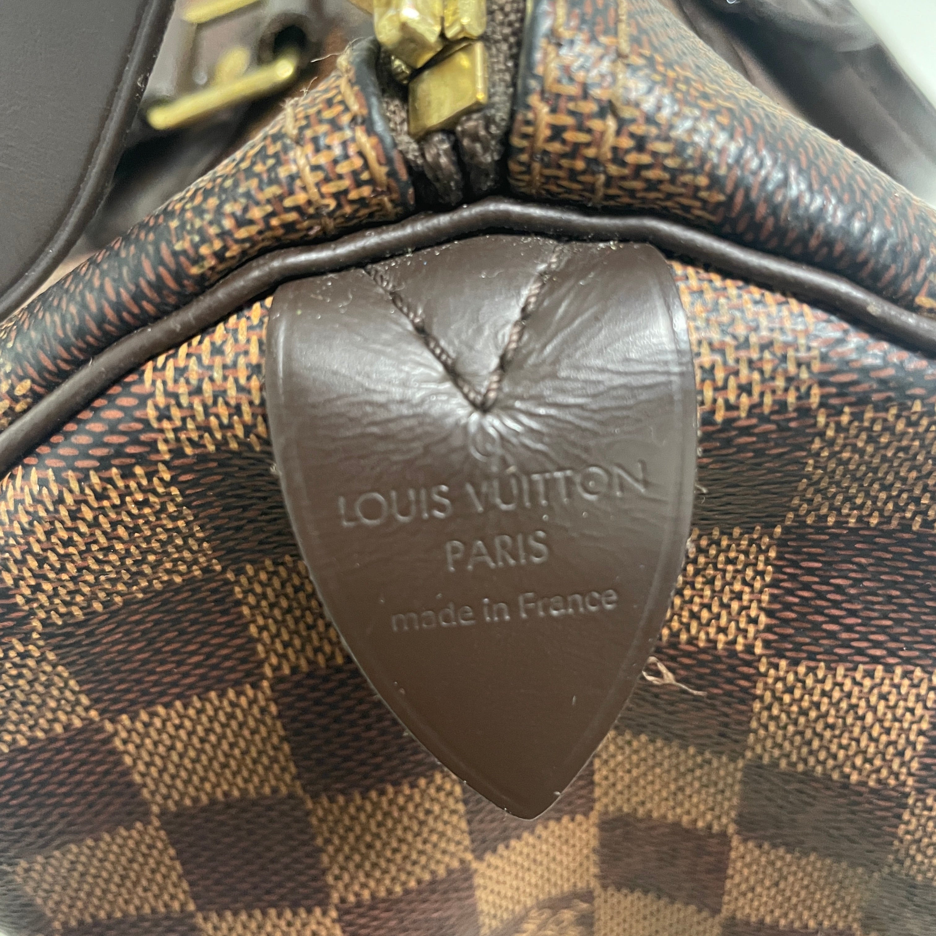 LOUIS VUITTON/Hand Bag/Hombre Check/Leather/BRW/MBDCTBR view 4