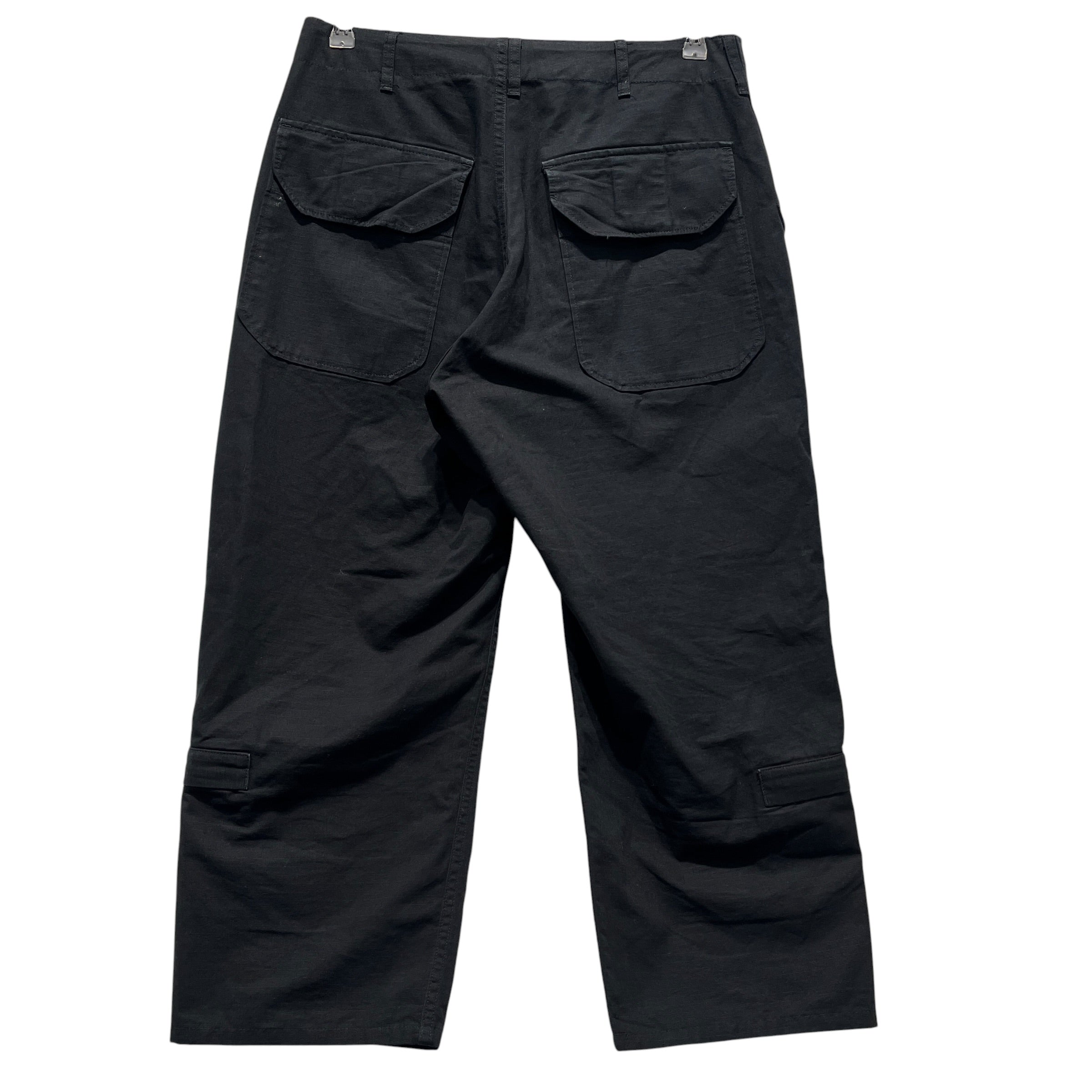 Engineered Garments/Cargo Pants/XS/Cotton/BLK/crop multi pocket view 2