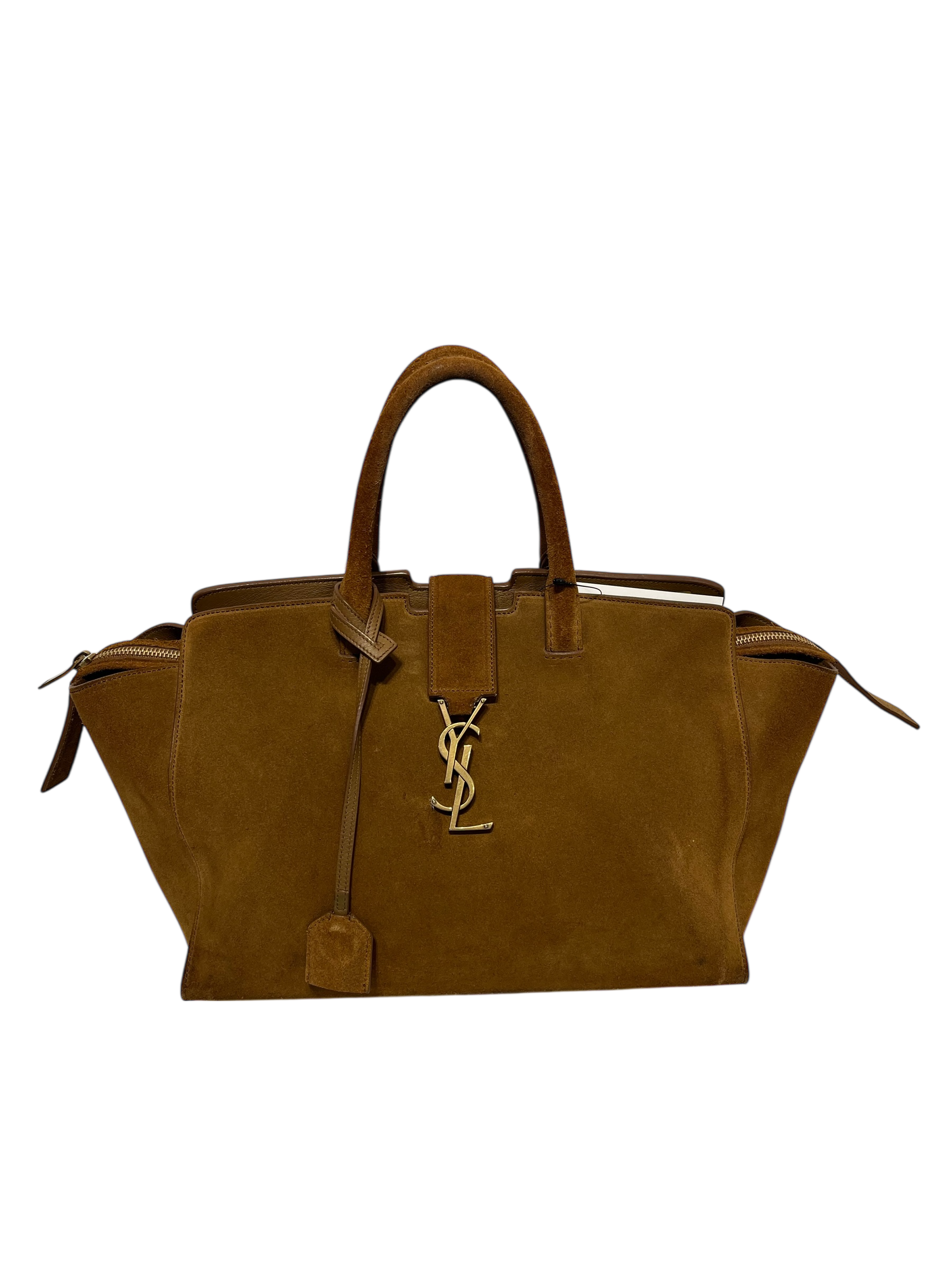 YVES SAINT LAURENT/Hand Bag/Suede/CML/ view 1