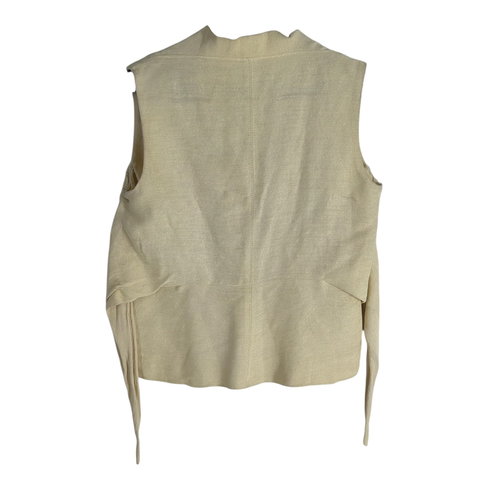 Rick Owens/Vest/10/Cotton/CRM/RO 7727 / NF view 2