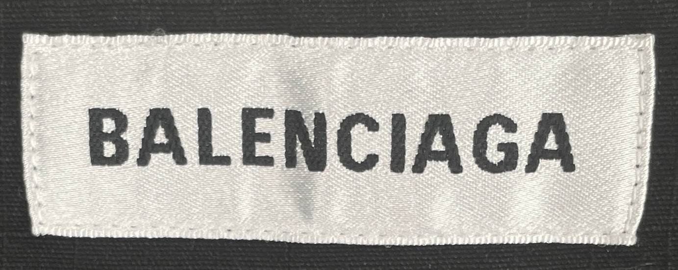 BALENCIAGA/Coverall/36/Cotton/BLK/jumpsuit view 3