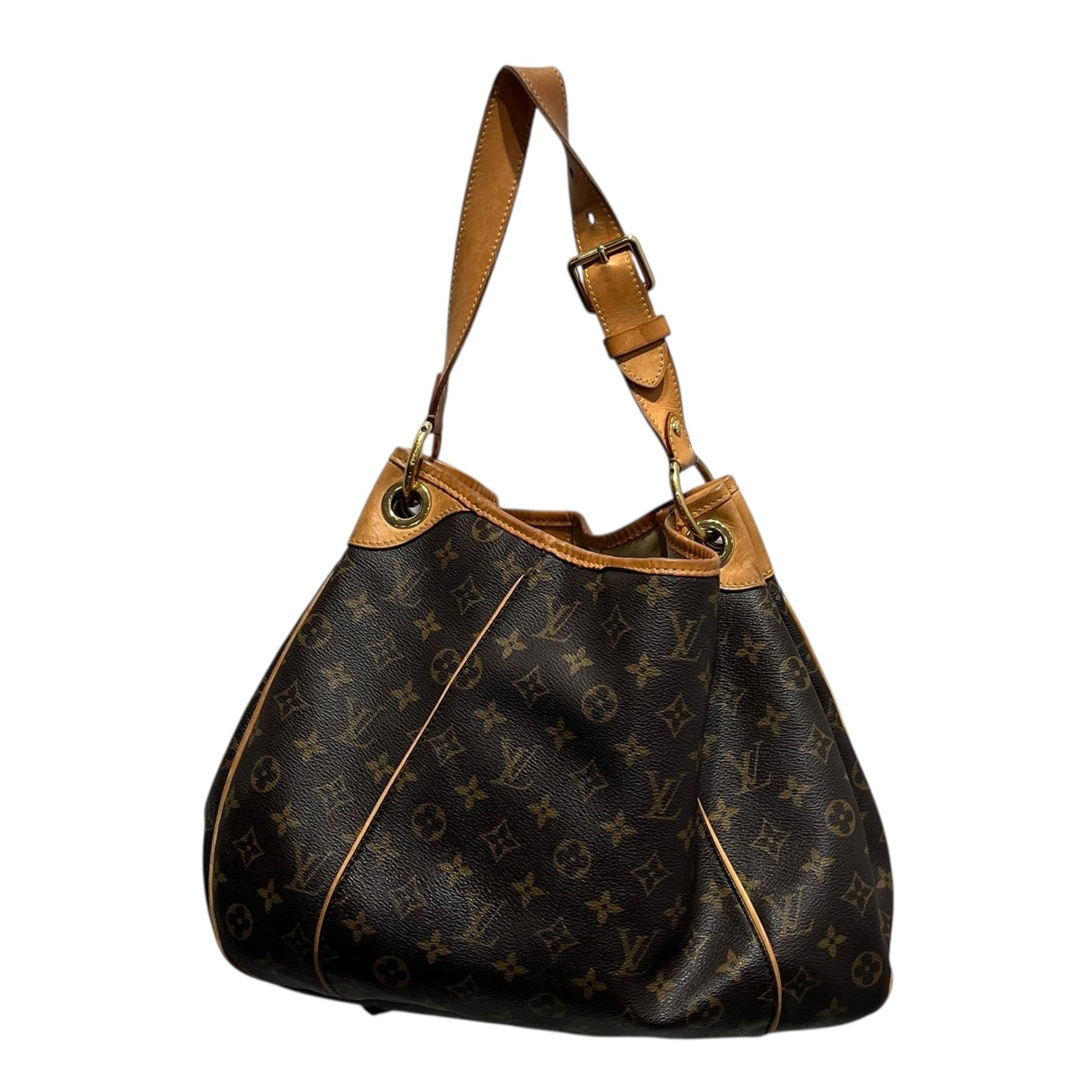 LOUIS VUITTON/Bag/Leather/BRW/Galleria PM view 2