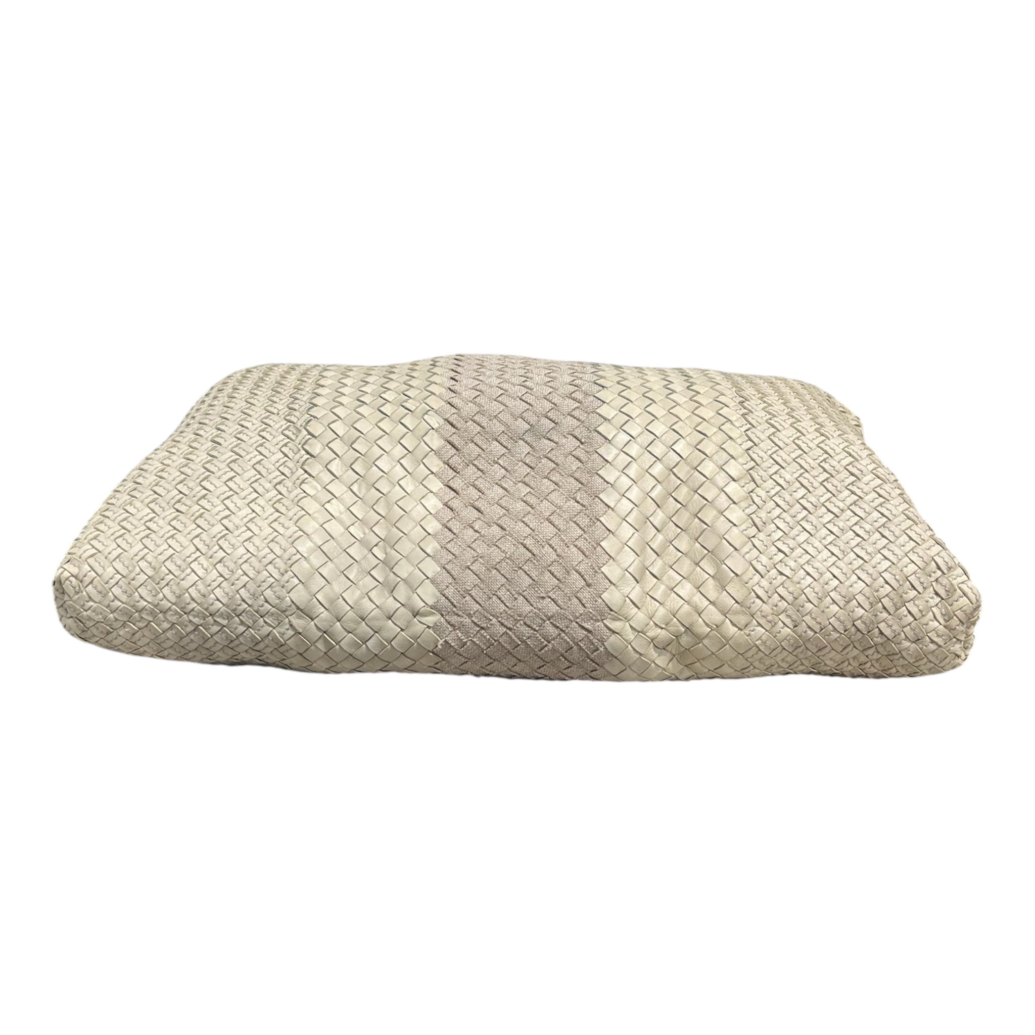BOTTEGA VENETA/Tote Bag/Leather/CRM/WAFFLE/ COTTON MIDDLE view 3
