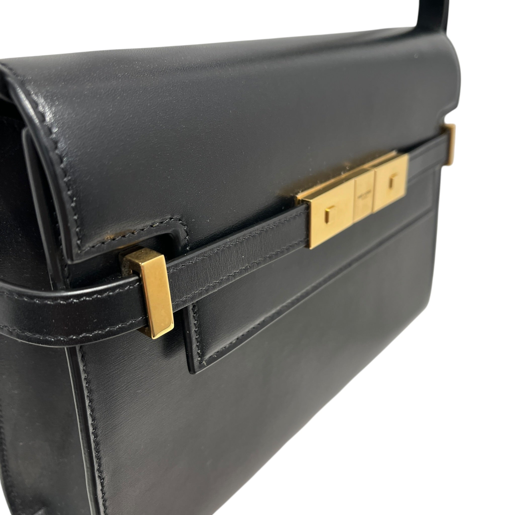 SAINT LAURENT/Hand Bag/Leather/BLK/Manhattan Shoulder Bag view 6