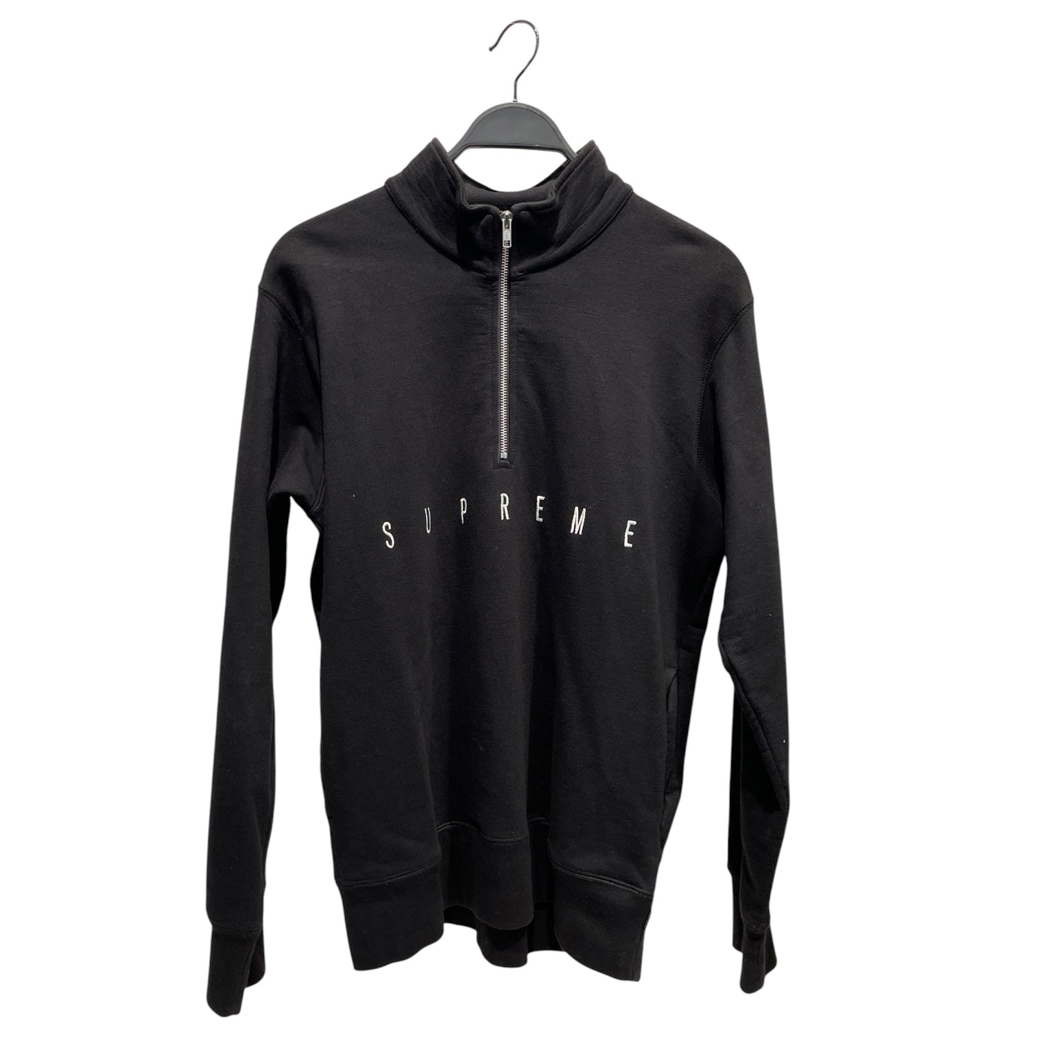 Supreme/Sweatshirt/M/Cotton/BLK/Zip Turtleneck view 1