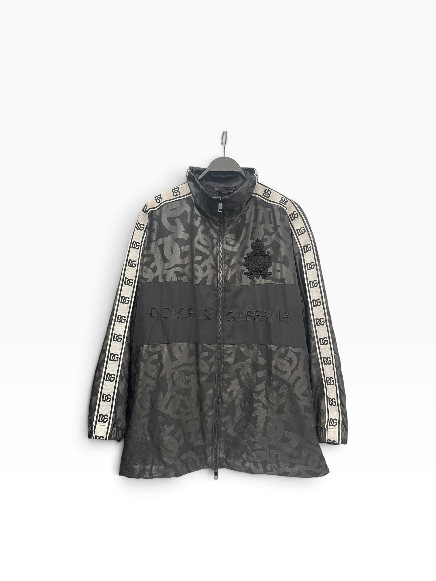 DOLCE&GABBANA/Jacket/XS/Polyester/BLK/All Over Print/ view 1