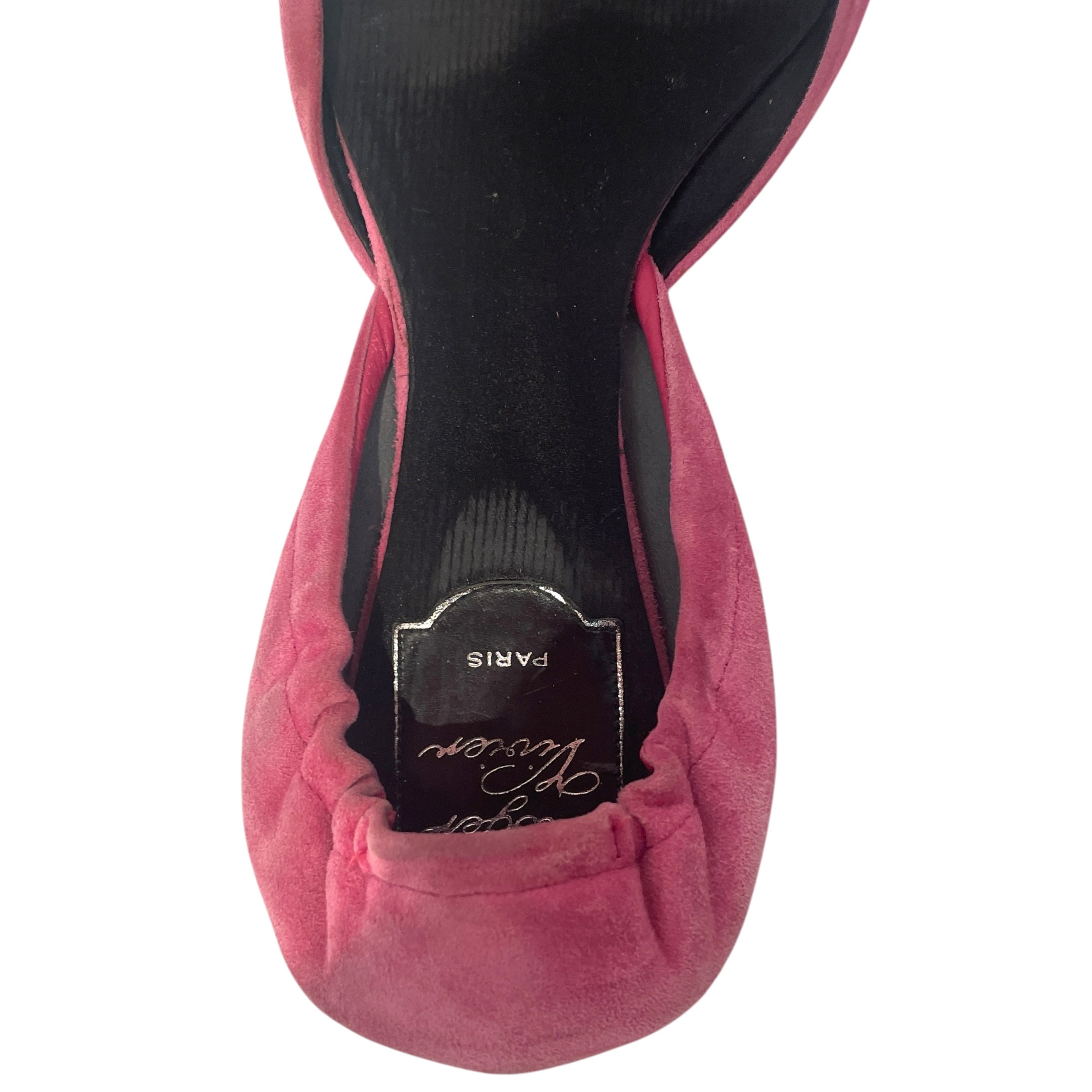 Roger Vivier/Flat Shoes/EU 38.5/Suede/PNK/good cond. view 3