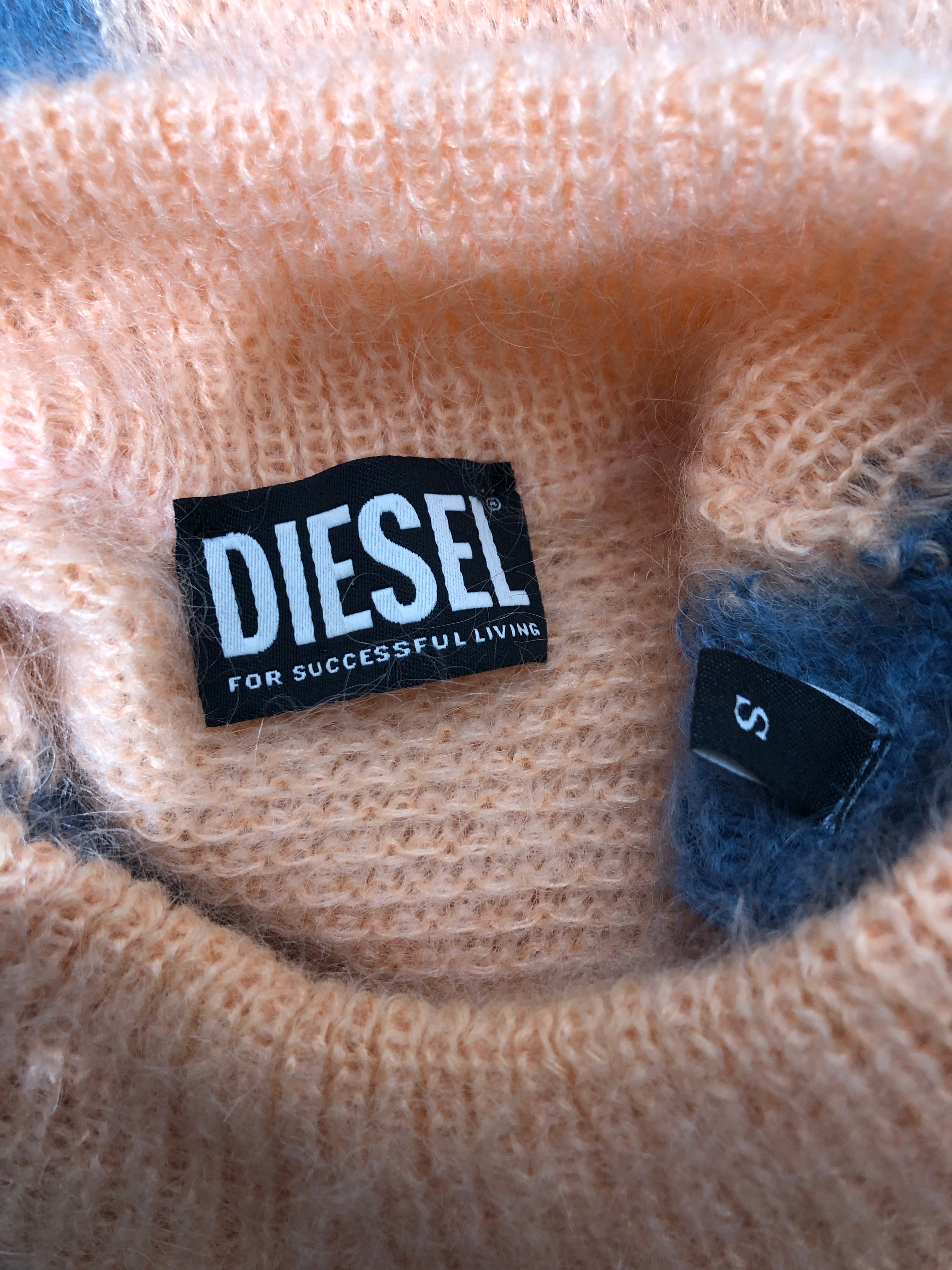 DIESEL/SL Dress/S/Stripe/Mohair/MLT/mohair long dress view 3