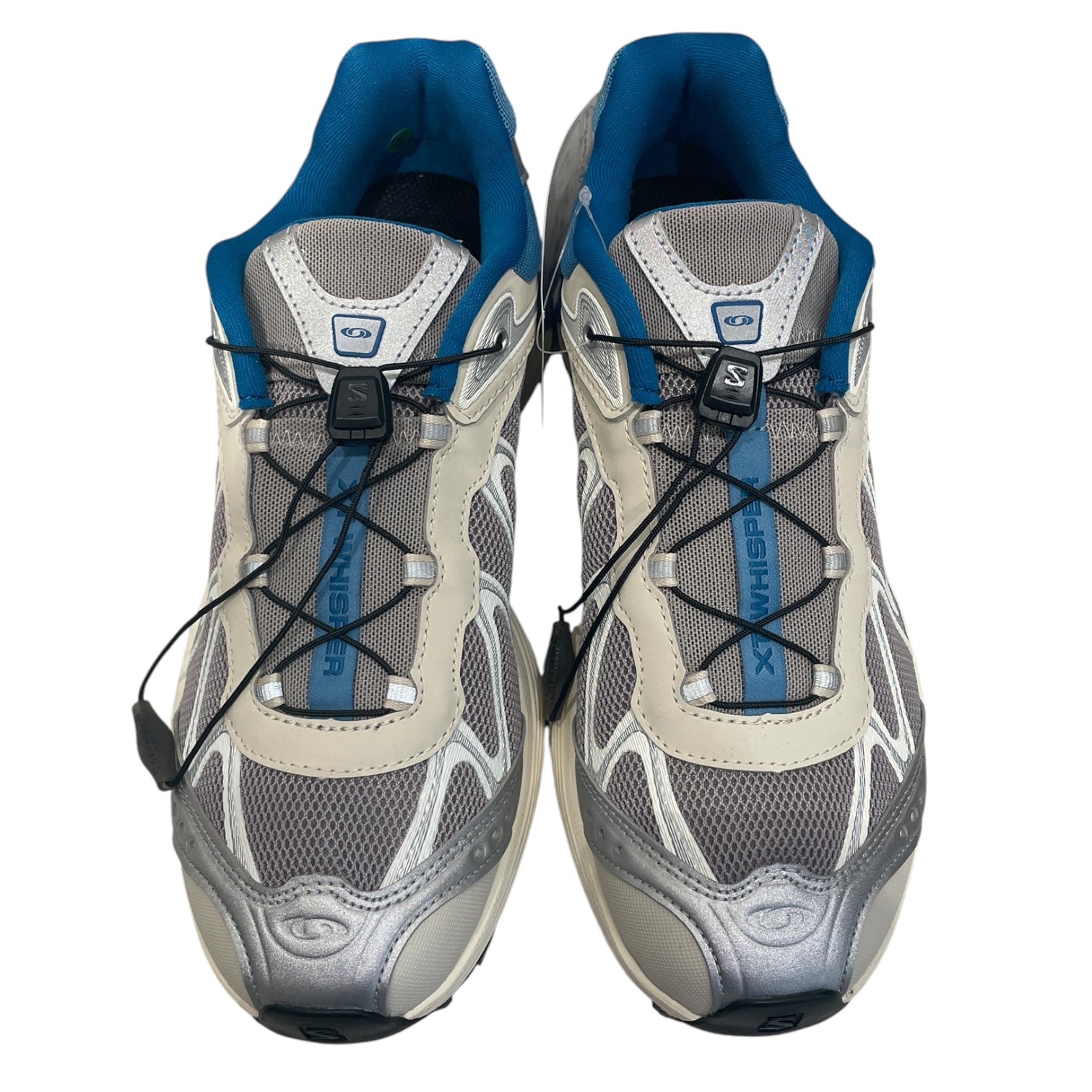 salomon/Low-Sneakers/US 8/Cotton/WHT/SILVER AND BLUE ART.491574 view 3