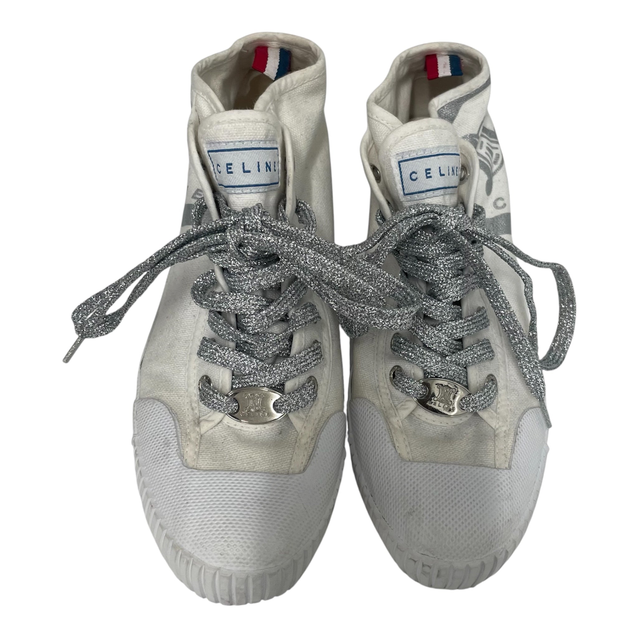 CELINE/Low-Sneakers/Cotton/Multicolor view 4
