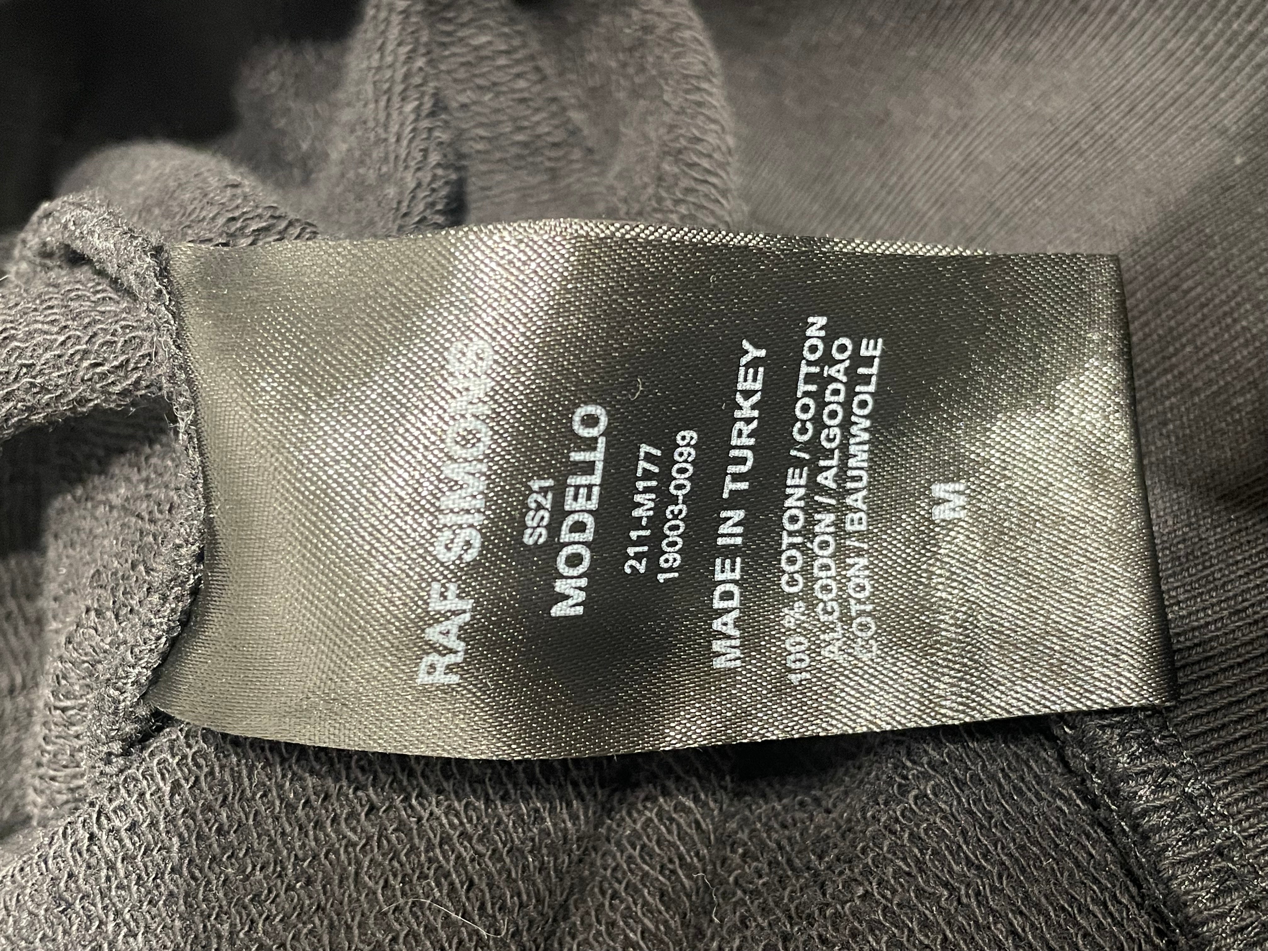 RAF SIMONS/Zip Up Hoodie/M/Cotton/BLK/Teenage Dreams Zip Up view 4