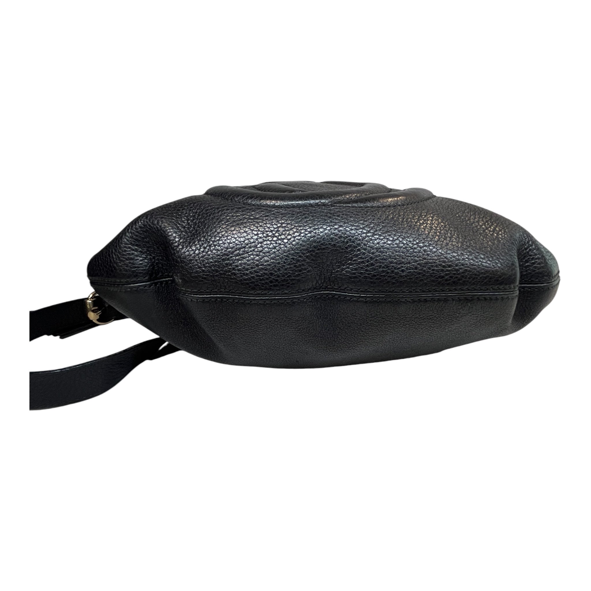 GUCCI/Hand Bag/Leather/BLK/SOHO HOBO MEDIUM view 5