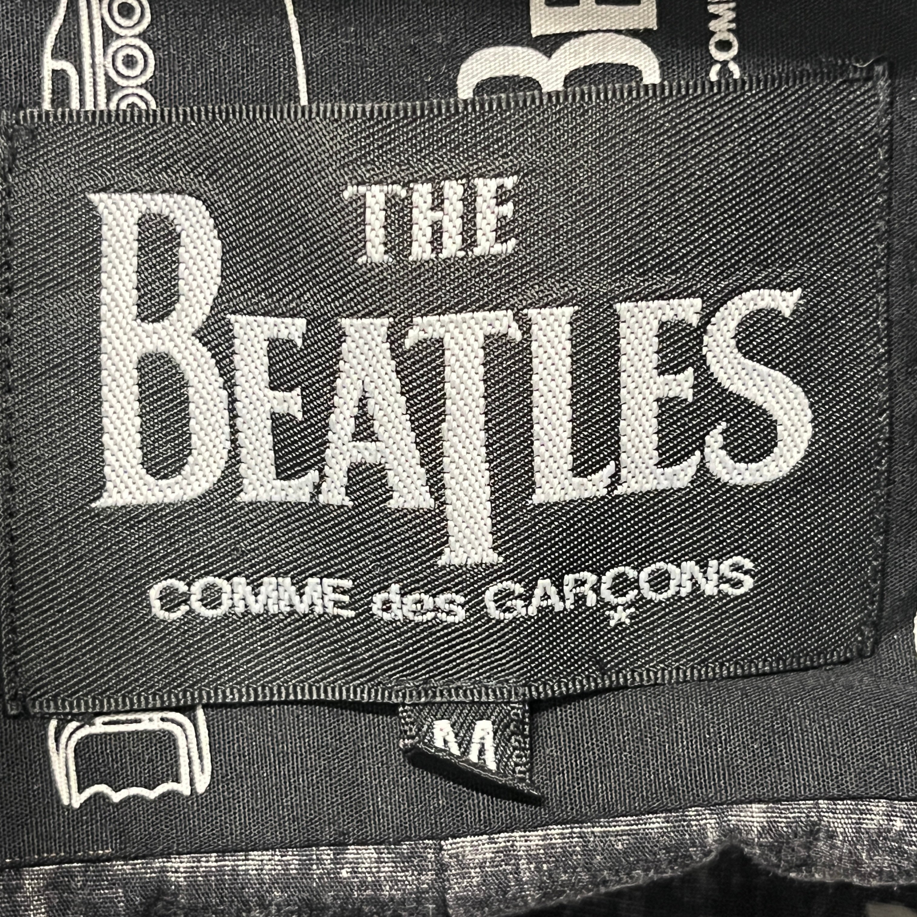THE BEATLES COMME des GARCONS/LS Shirt/M/Cotton/BLK/All Over Print/SUBMARINE OUTLINE SAMPLE view 3