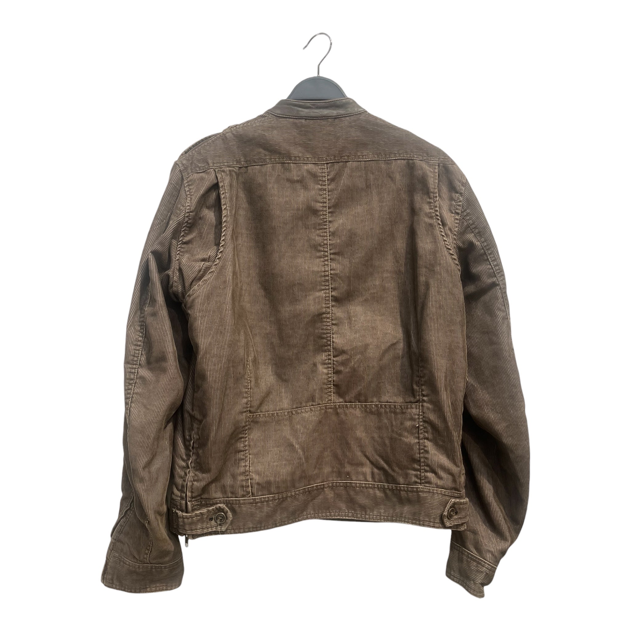 DIESEL/Jacket/XL/BRW/CORDUROY BODY LEATHER COLLAR view 2