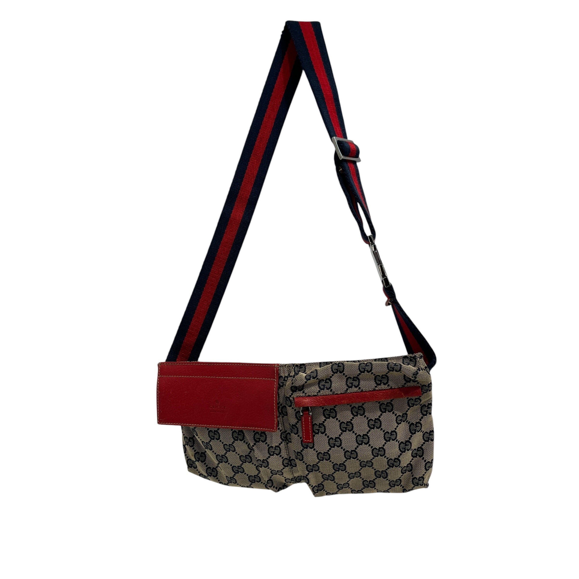 GUCCI/Cross Body Bag/Monogram/Leather/KHK/28566   2123 view 1